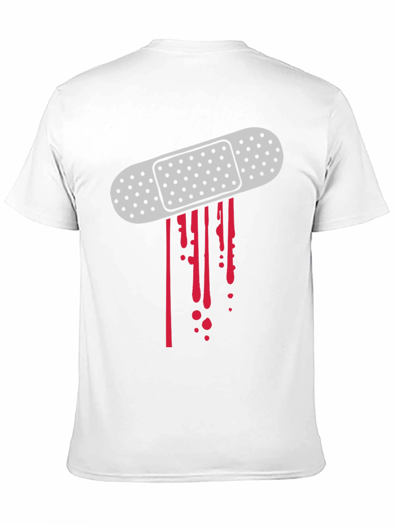 Bandage Blood Drip Graphic T-Shirt