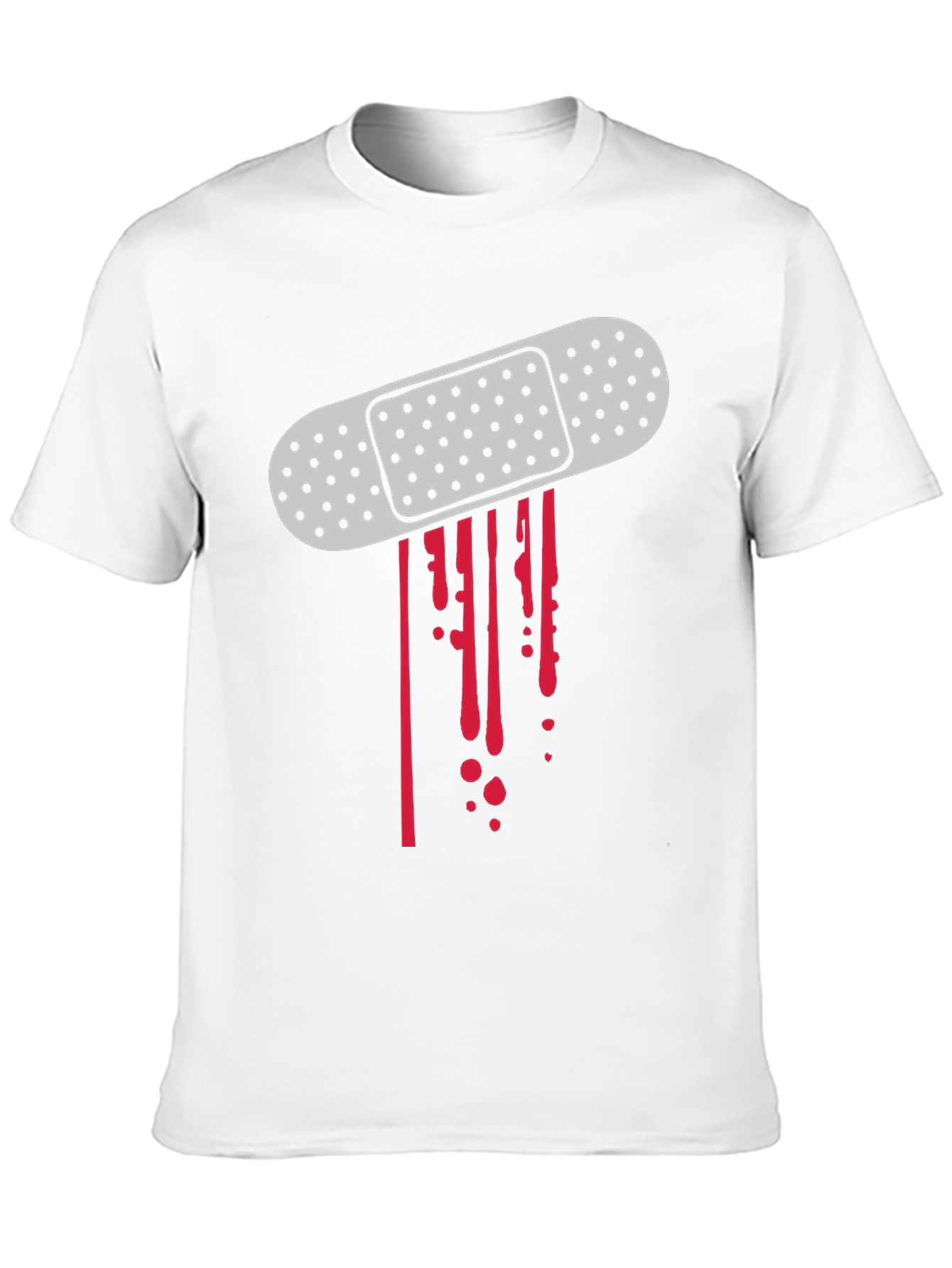 Bandage Blood Drip Graphic T-Shirt