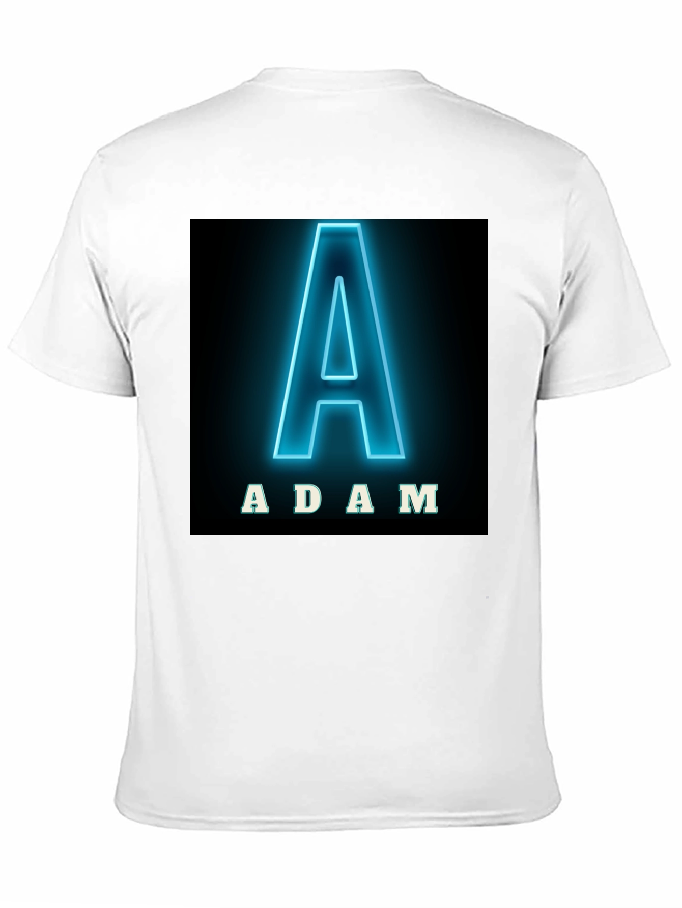 Adam Neon Letter T-Shirt