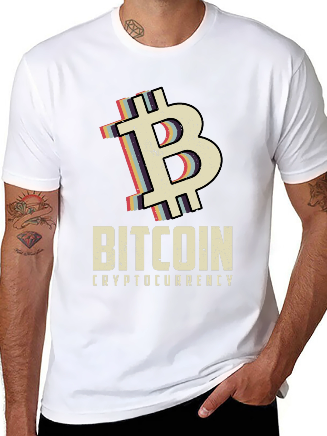 Bitcoin Crypto Graphic Tee - Black