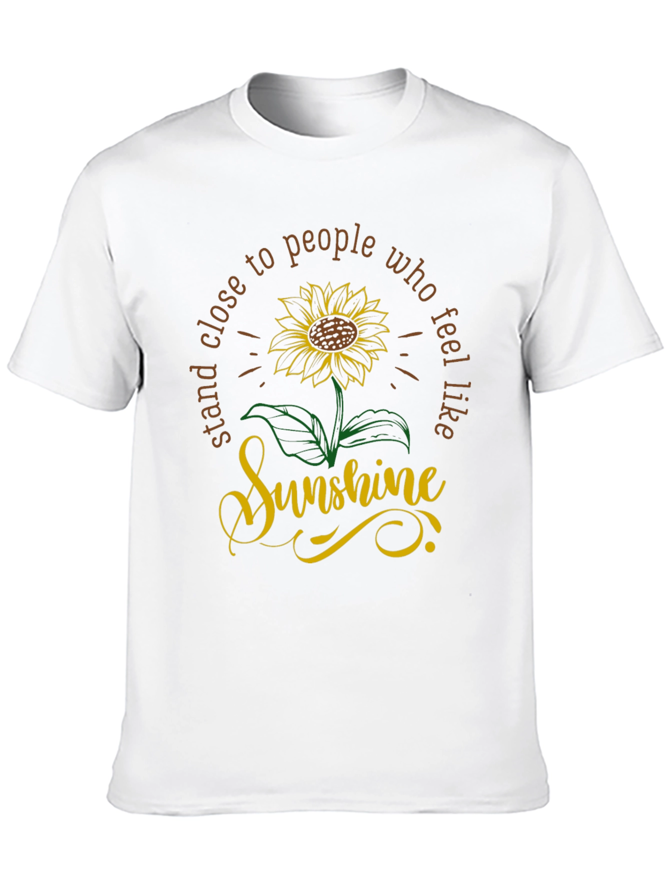 Sunshine Sunflower Graphic T-Shirt