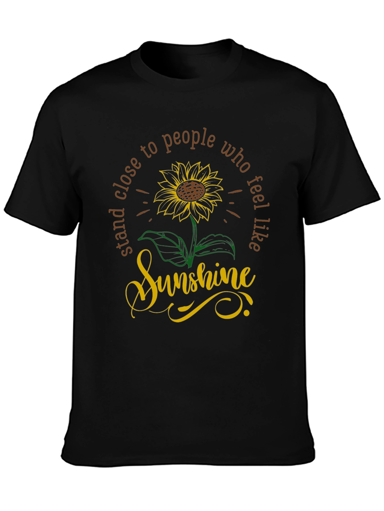 Sunshine Sunflower Graphic T-Shirt