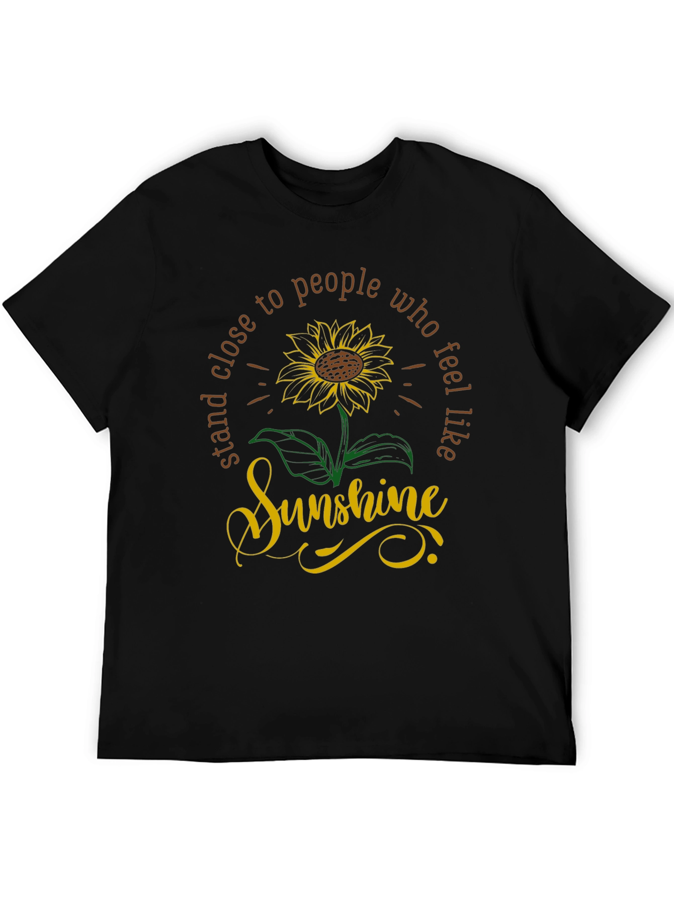 Sunshine Sunflower Graphic T-Shirt