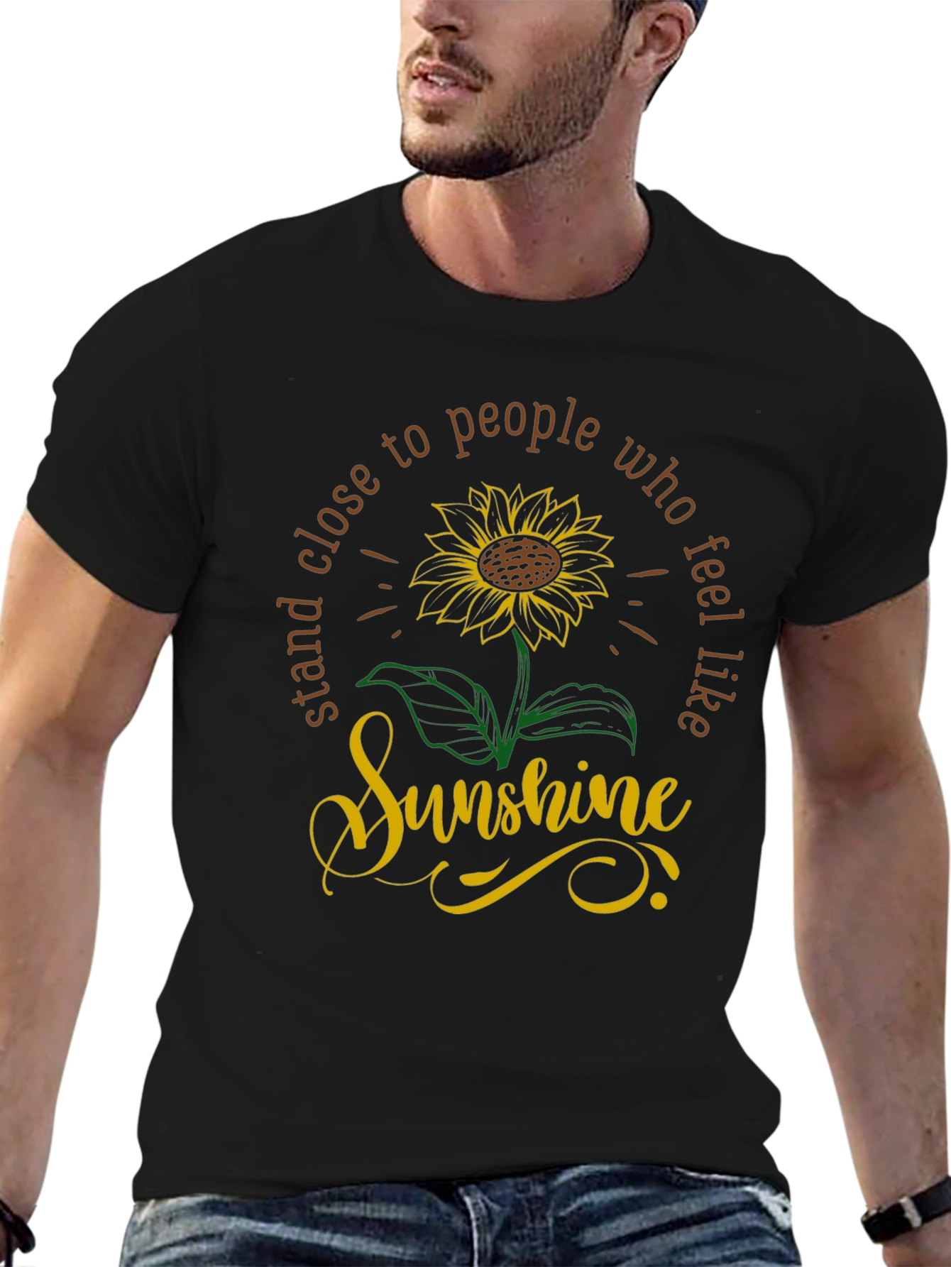 Sunshine Sunflower Graphic T-Shirt
