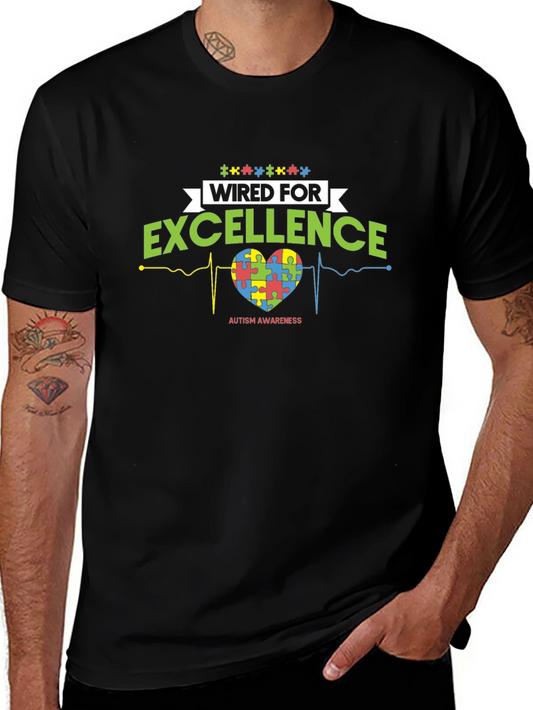 Autism Awareness T-Shirt - Wired for Excellence