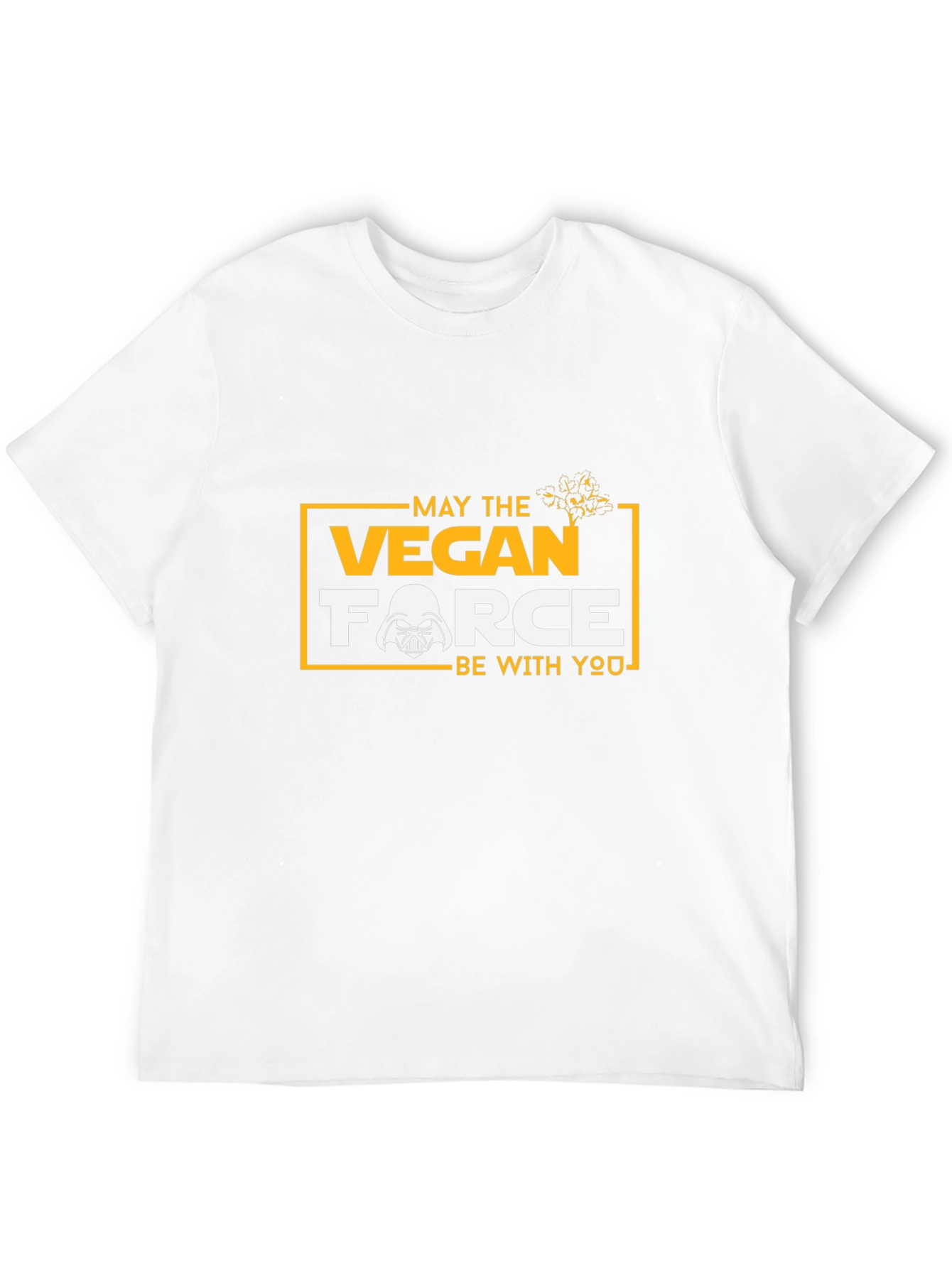 Vegan Force Star Wars Inspired Black T-Shirt