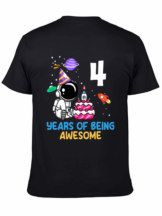 4th Birthday Astronaut T-Shirt