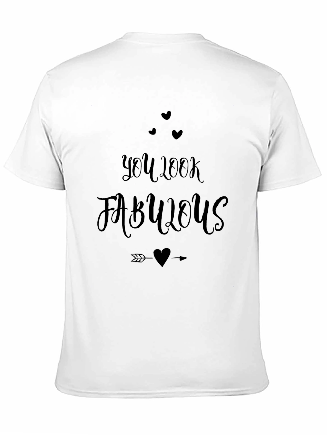 You Look Fabulous Graphic Tee - Soft Black T-Shirt