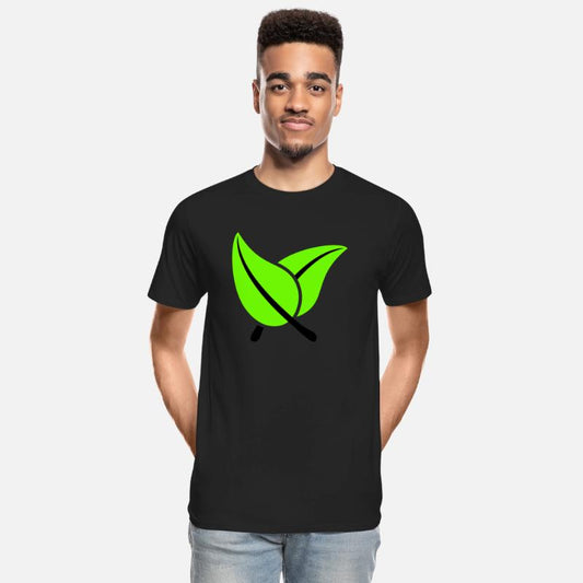 2 Green Beautiful Leaves Eco Spring Summer Nature