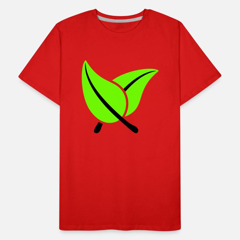 2 Green Beautiful Leaves Eco Spring Summer Nature