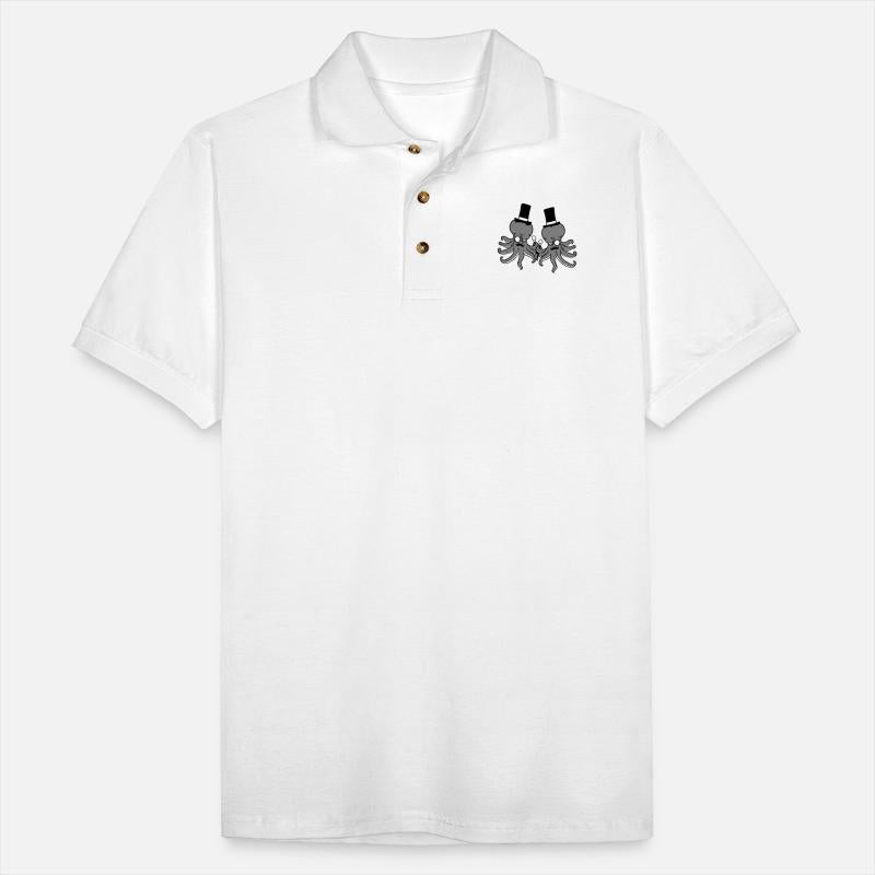 2 octopus sir hat monocle glasses two rich friends