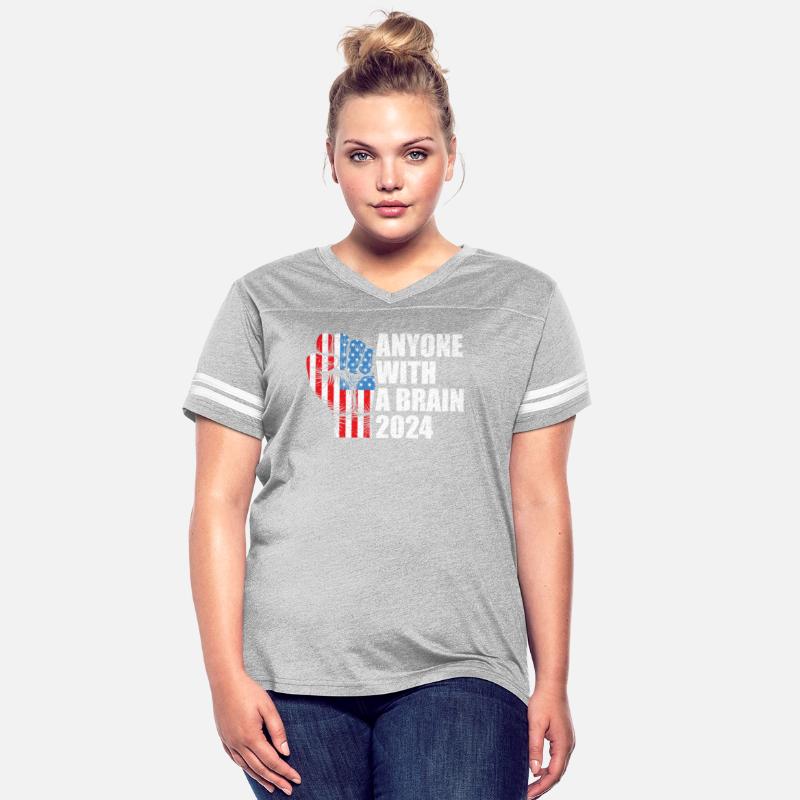 2024 Brain Vote Democracy Anti-Trump Tee