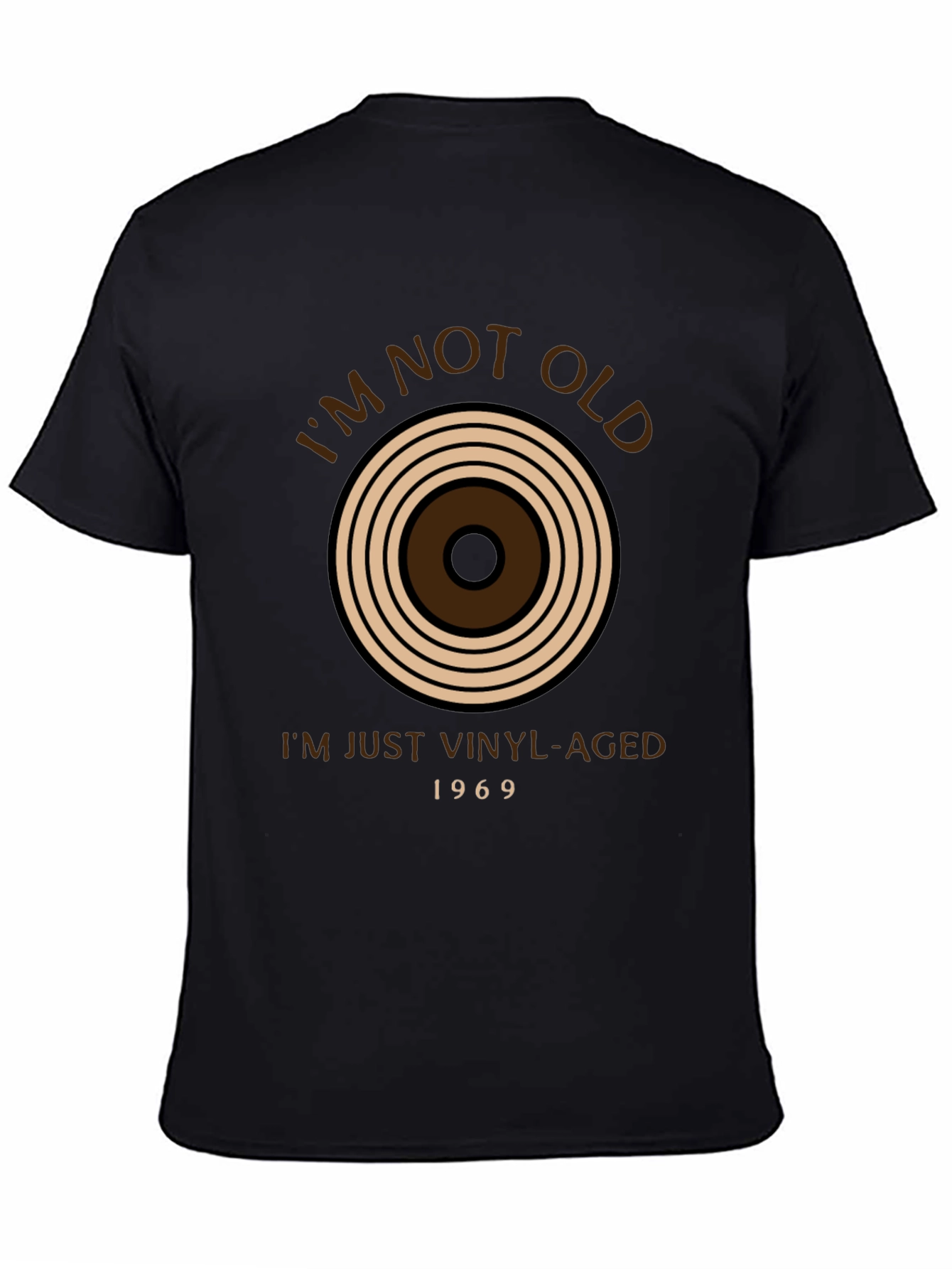 Vinyl Aged T-Shirt - Im Not Old Retro Style