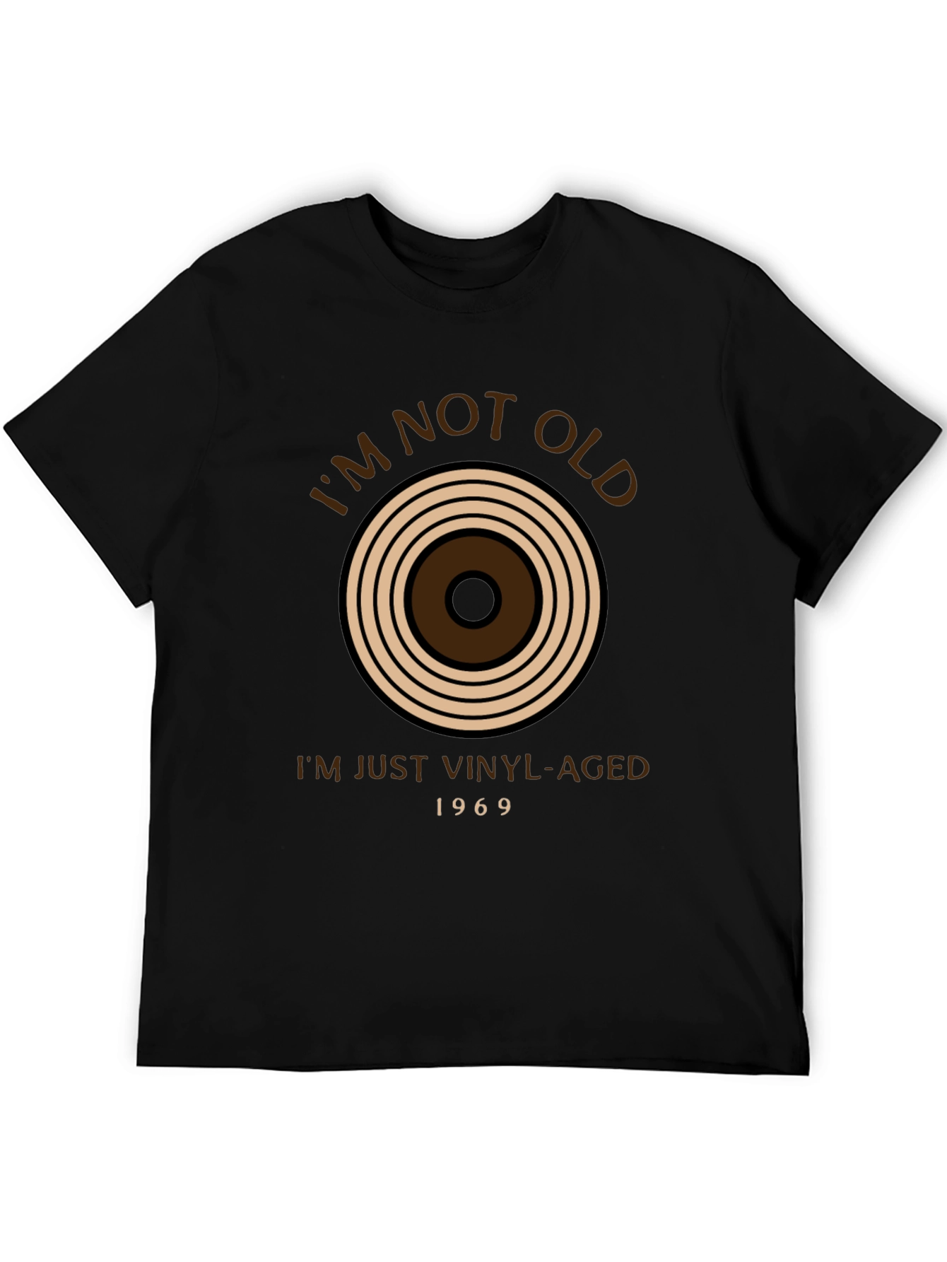 Vinyl Aged T-Shirt - Im Not Old Retro Style