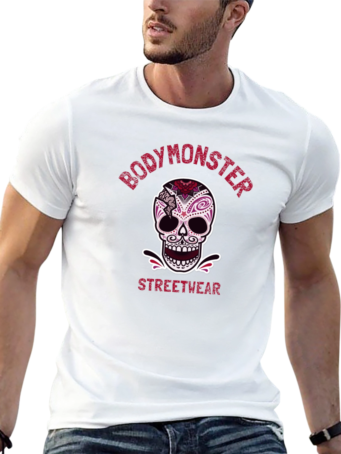 BodyMonster Skull Graphic Tee - Streetwear Style