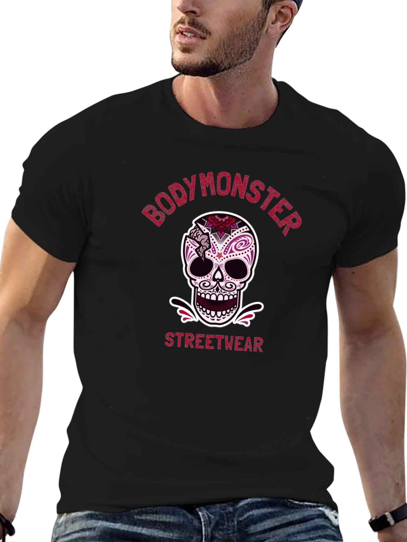 BodyMonster Skull Graphic Tee - Streetwear Style