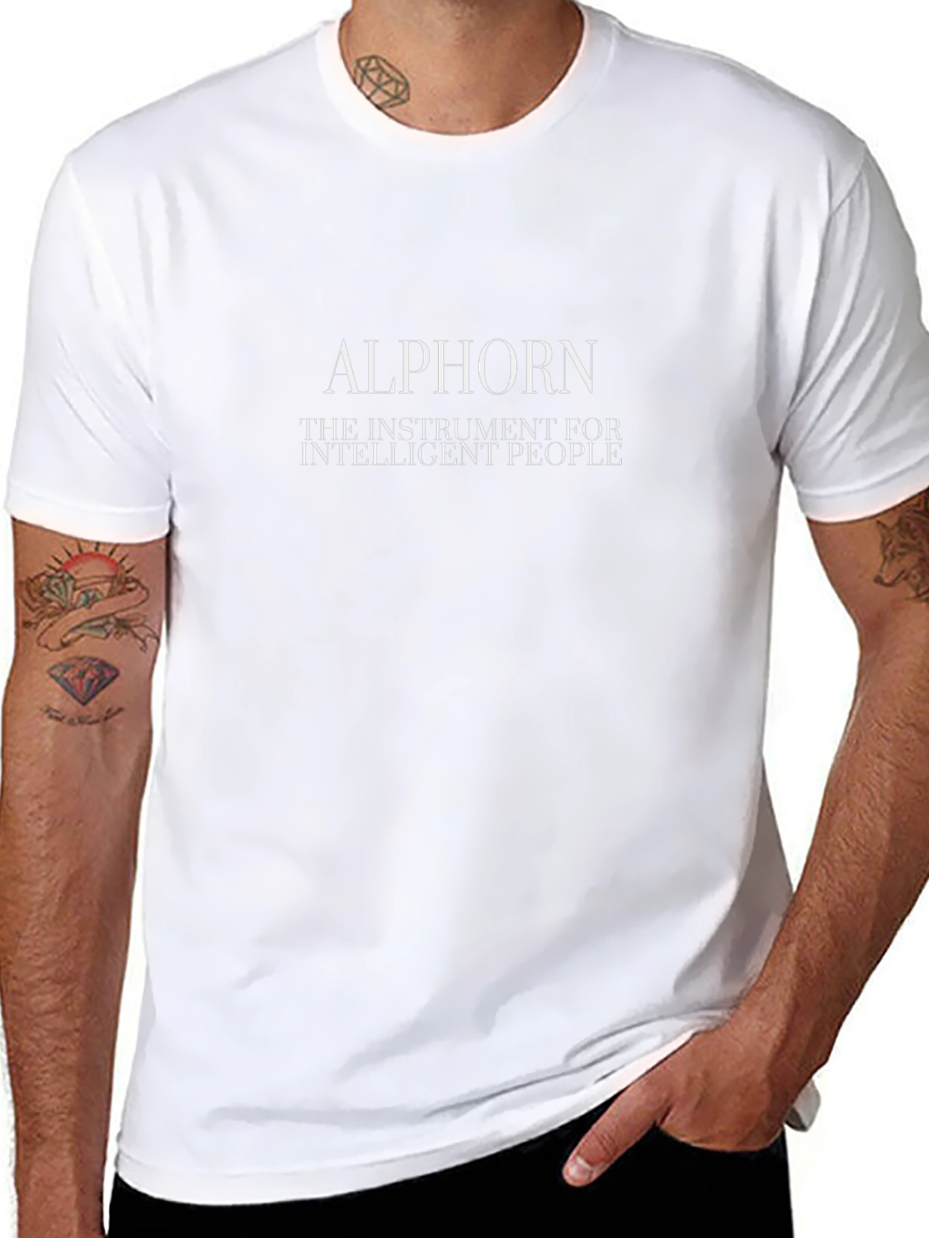Alphorn T-Shirt - Instrument for Intelligent People