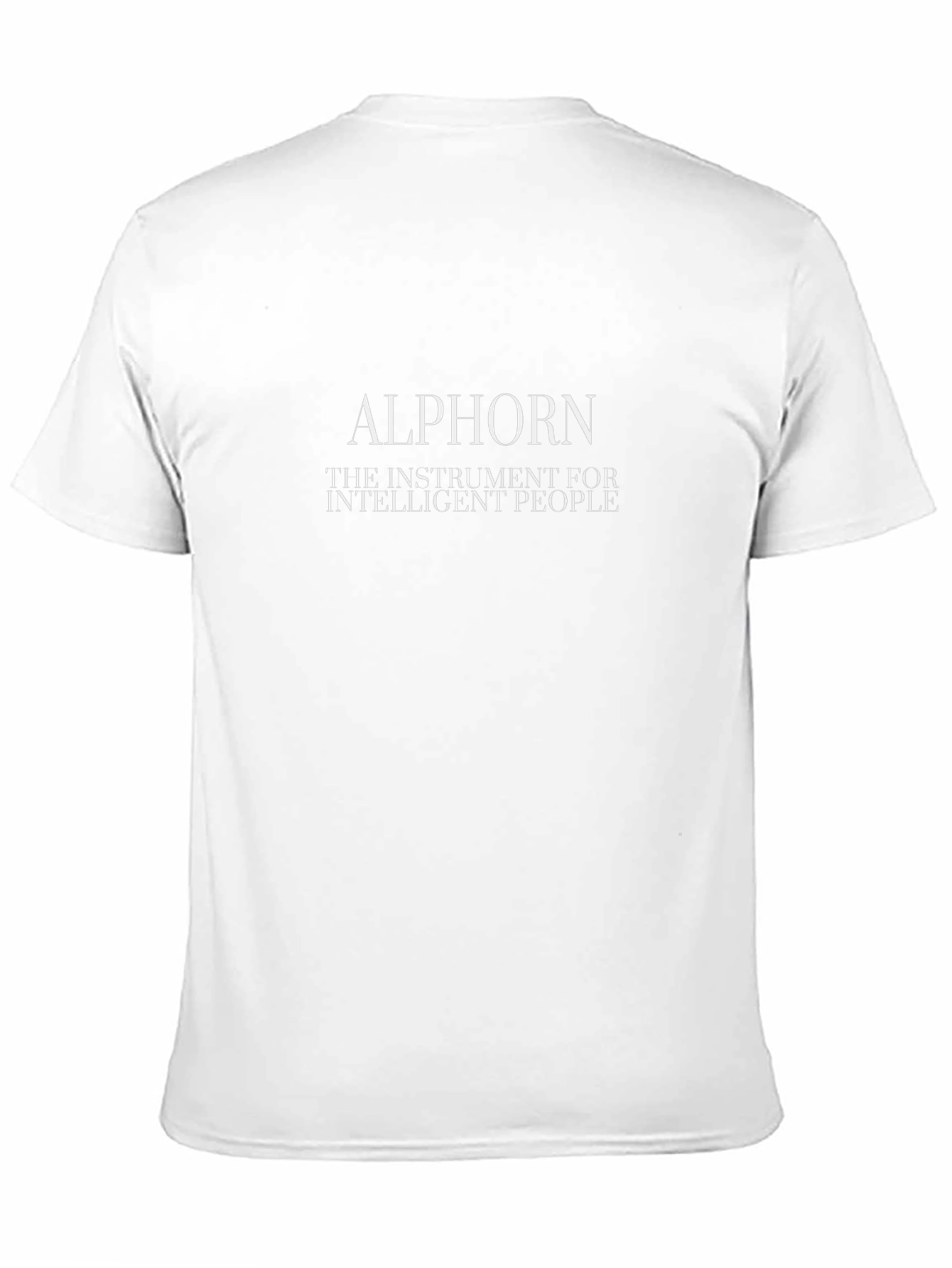 Alphorn T-Shirt - Instrument for Intelligent People