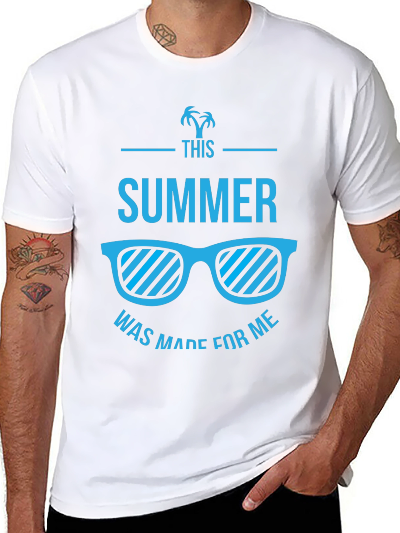 Summer Vibes T-Shirt - Sunglasses Design