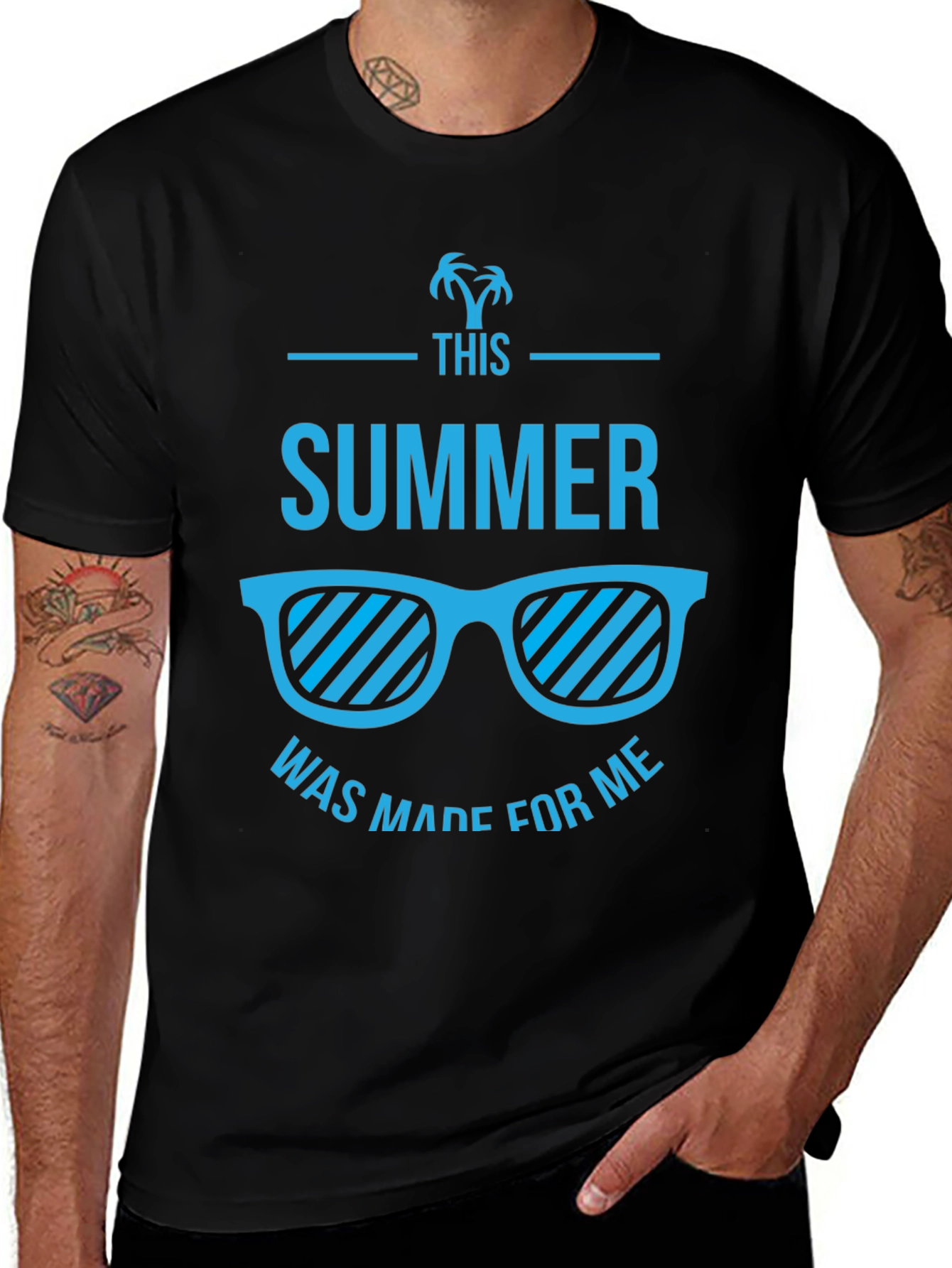 Summer Vibes T-Shirt - Sunglasses Design