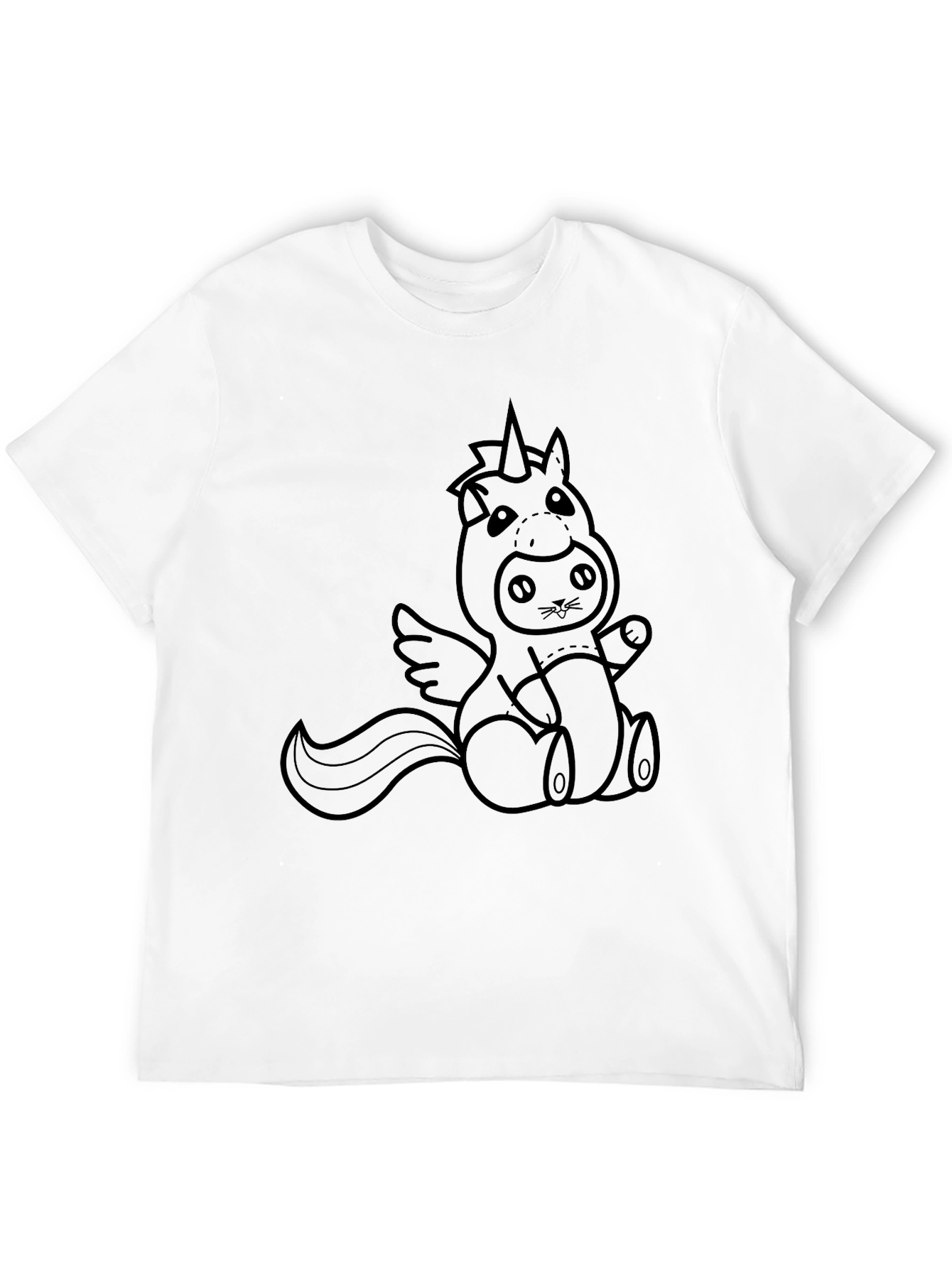 Unicorn Cat Costume T-Shirt