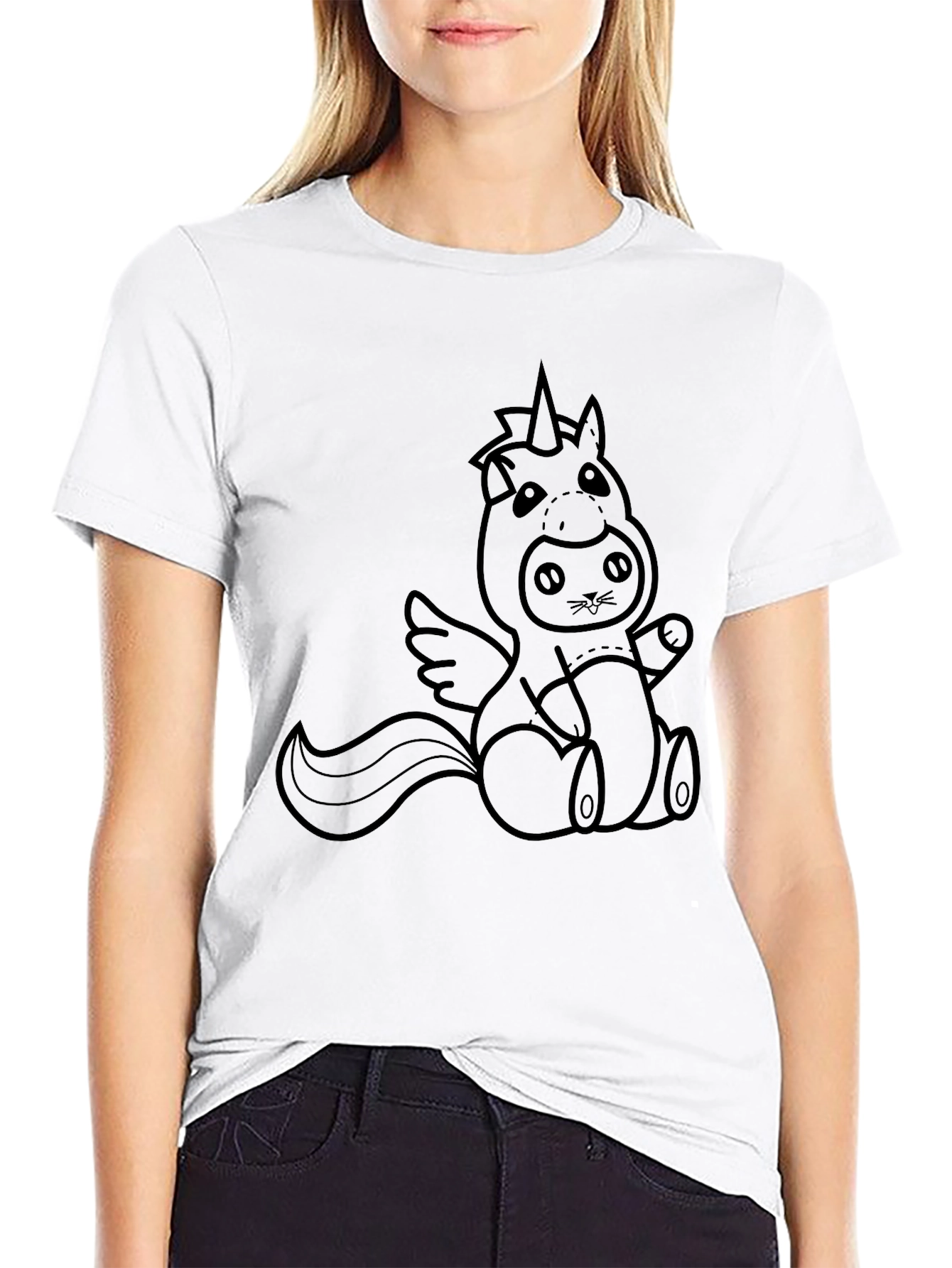 Unicorn Cat Costume T-Shirt