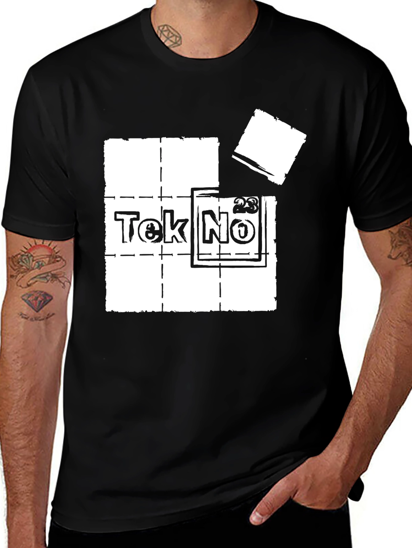 Tek No Graphic T-Shirt - Black