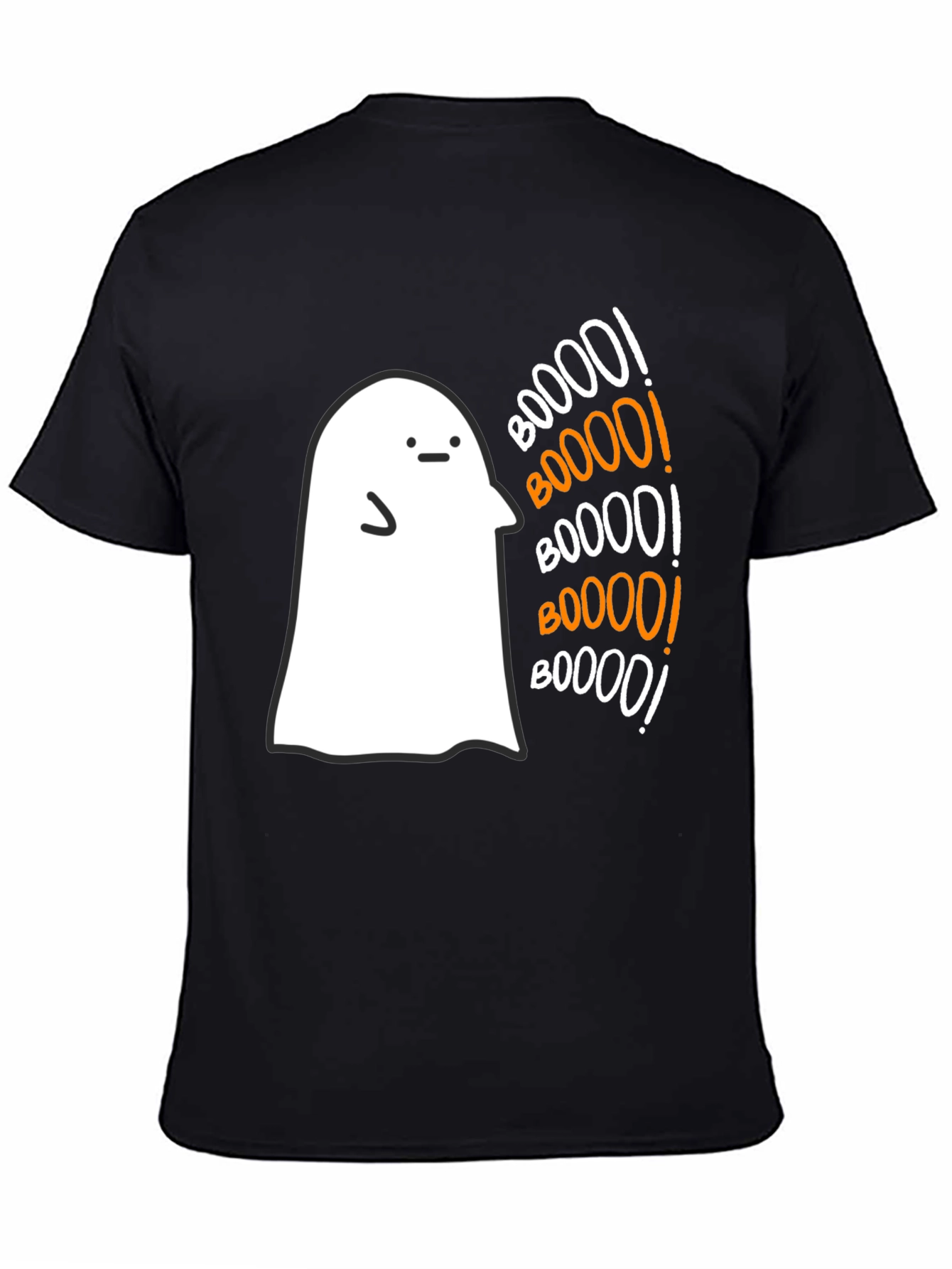 Boo! Ghost Graphic Tee - Spooky Season Comfort