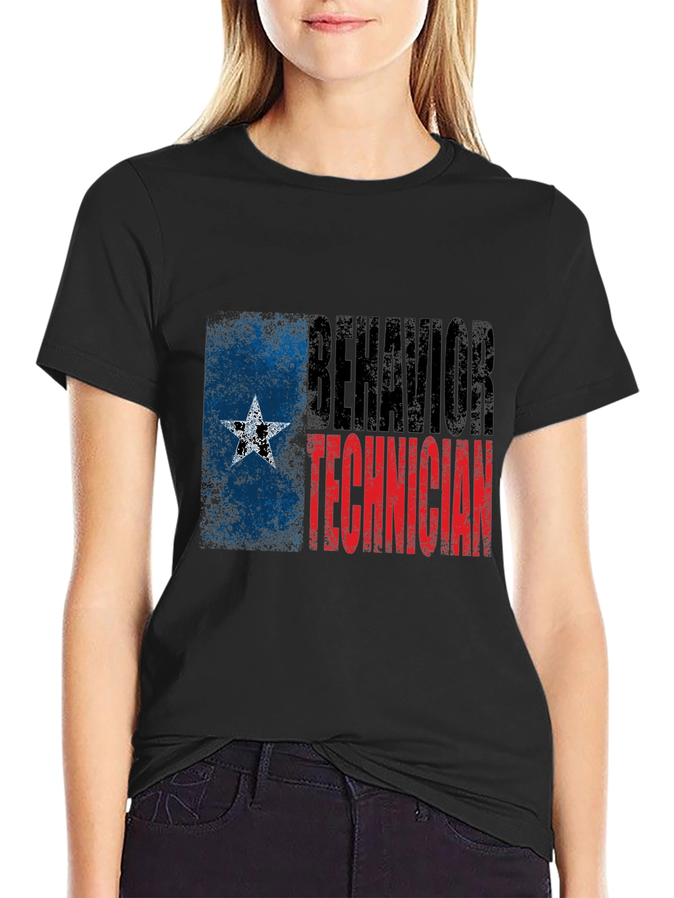 Behavior Technician Graphic T-Shirt - Black