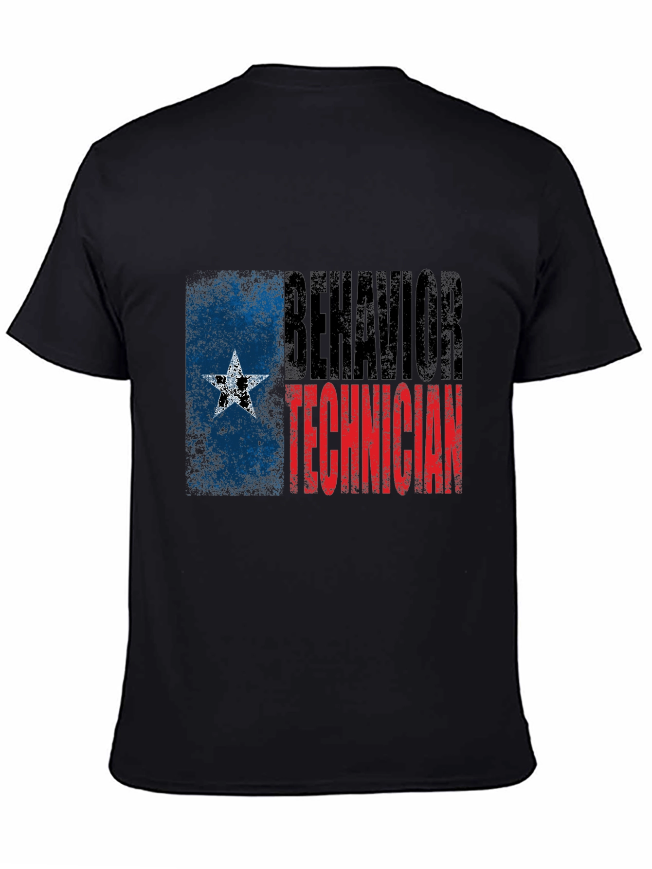 Behavior Technician Graphic T-Shirt - Black