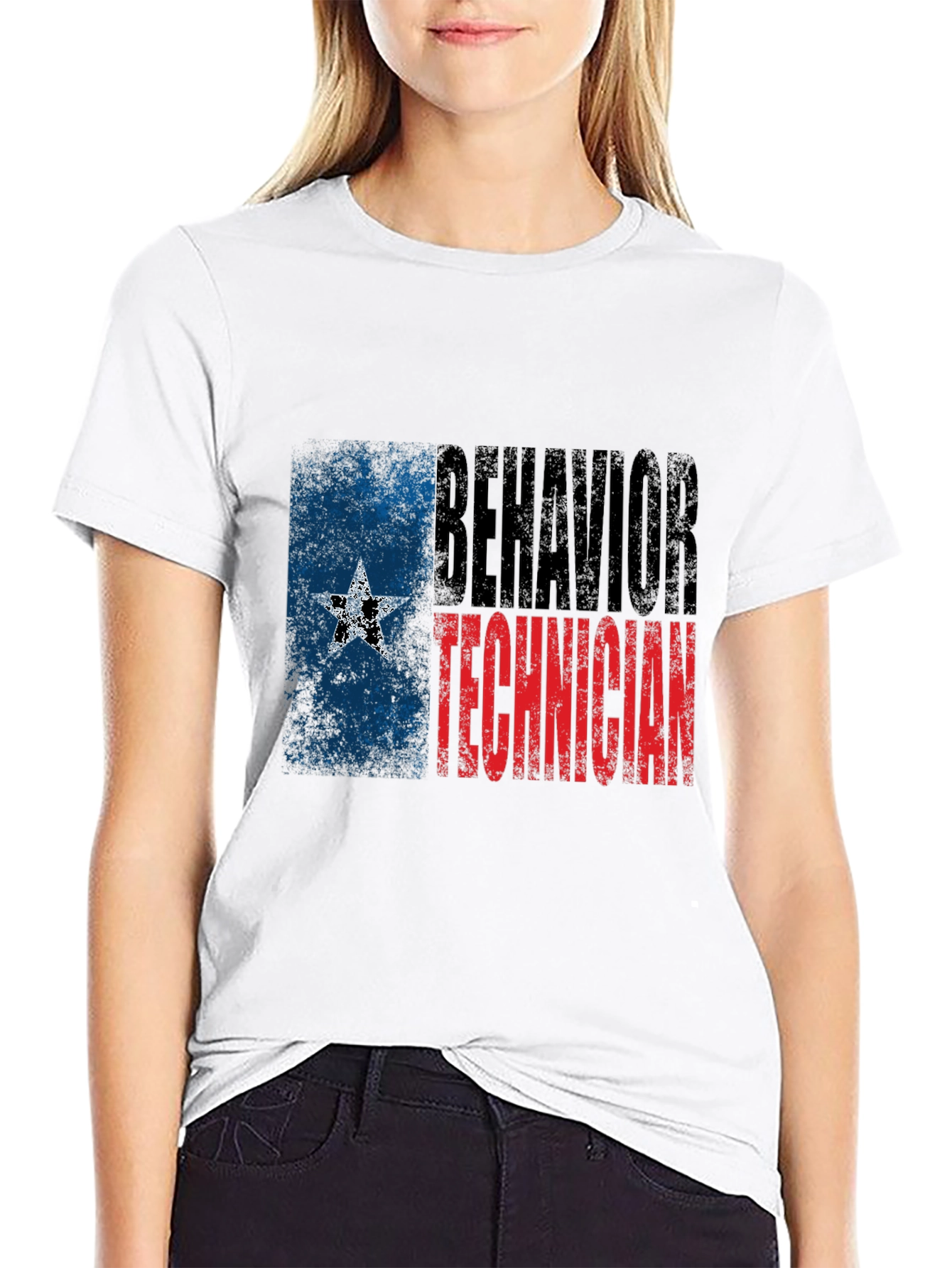 Behavior Technician Graphic T-Shirt - Black