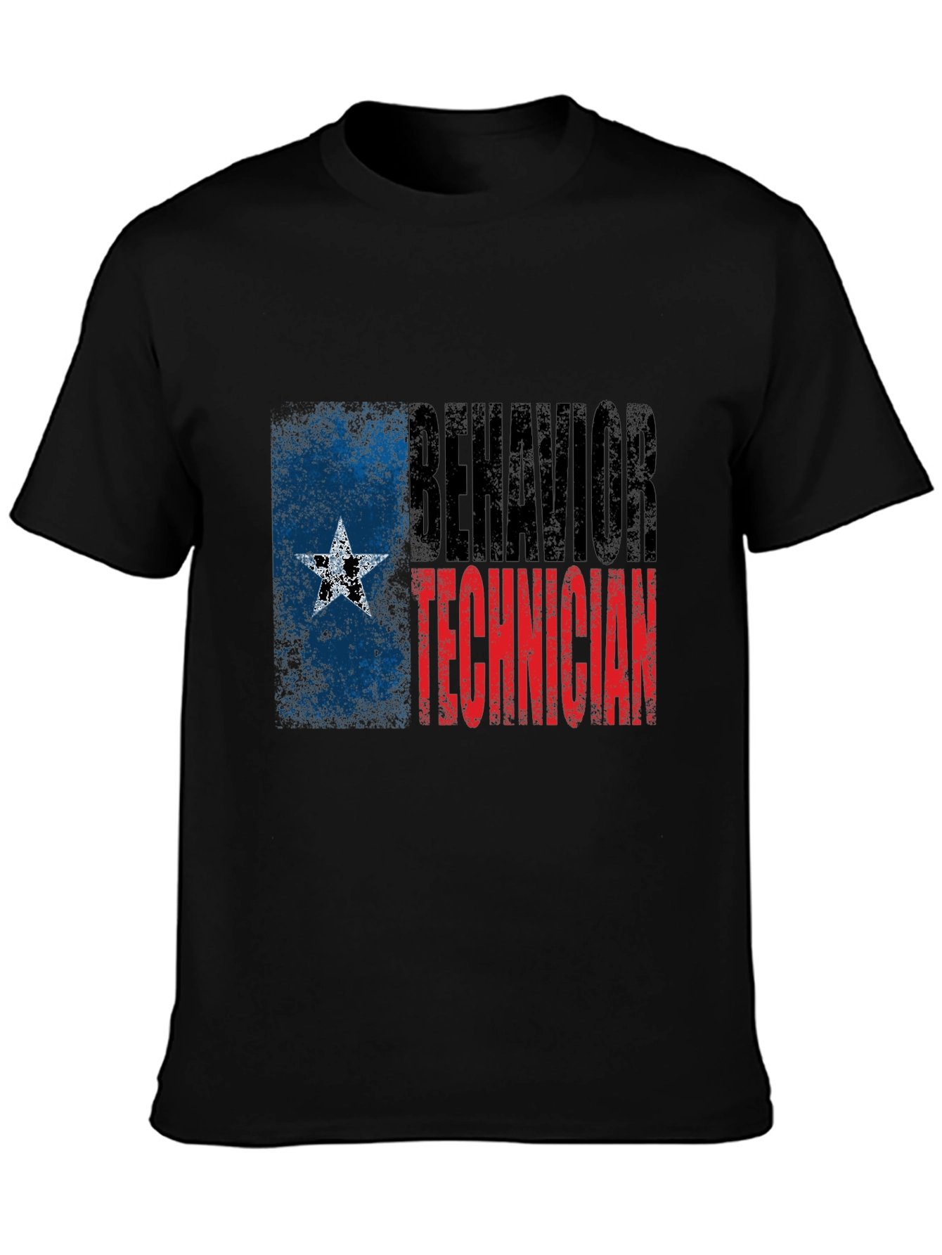 Behavior Technician Graphic T-Shirt - Black