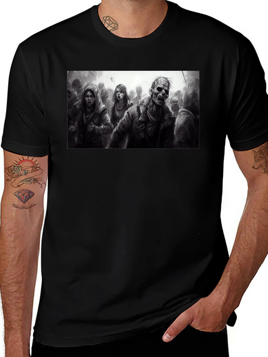 Zombie Horde T-Shirt - Dark Graphic Tee