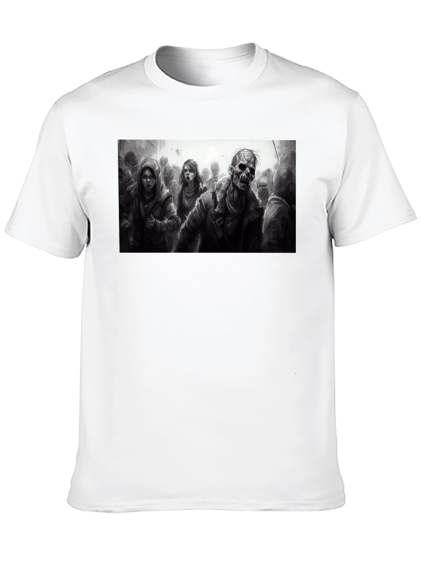 Zombie Horde T-Shirt - Dark Graphic Tee