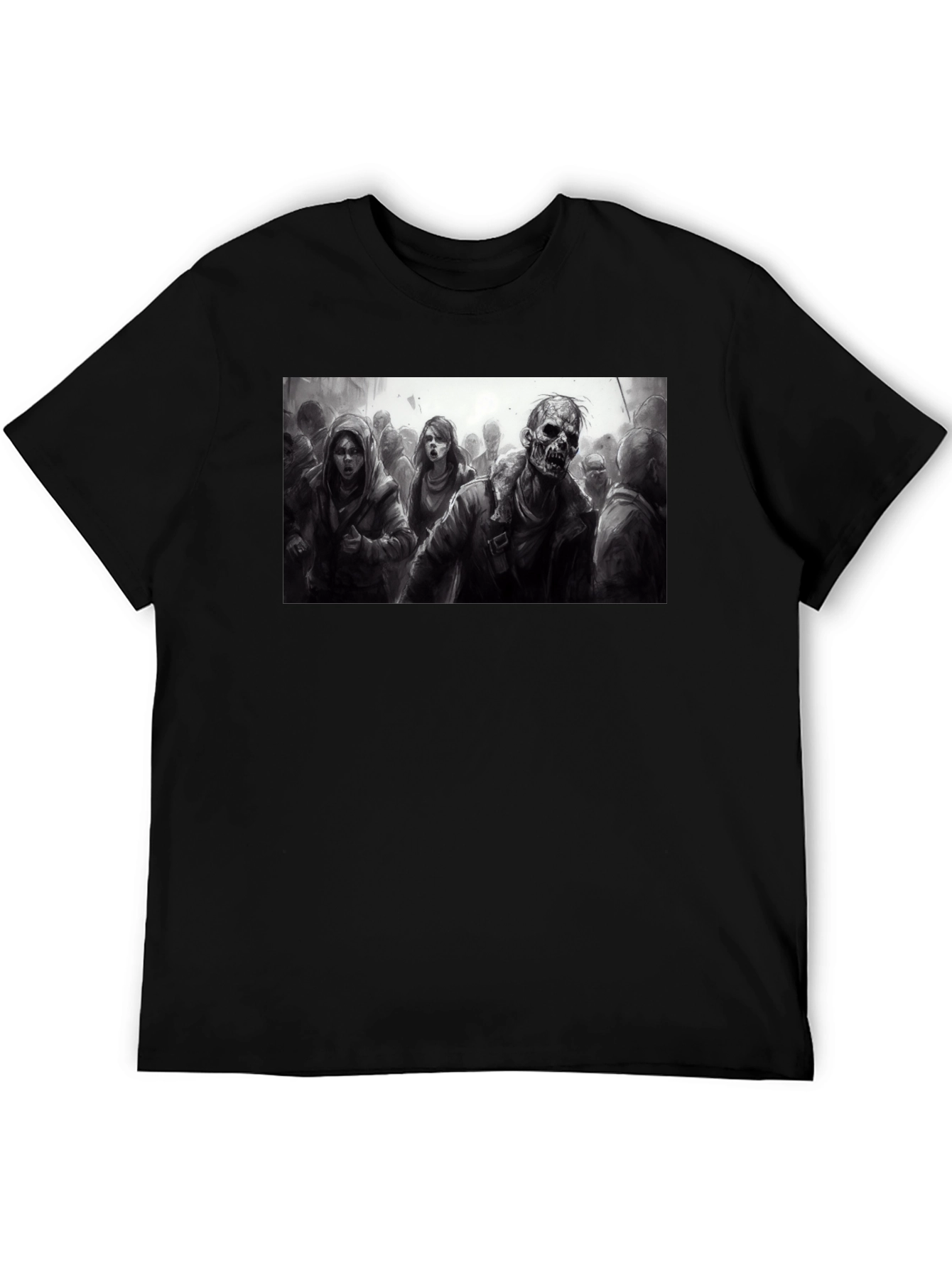 Zombie Horde T-Shirt - Dark Graphic Tee
