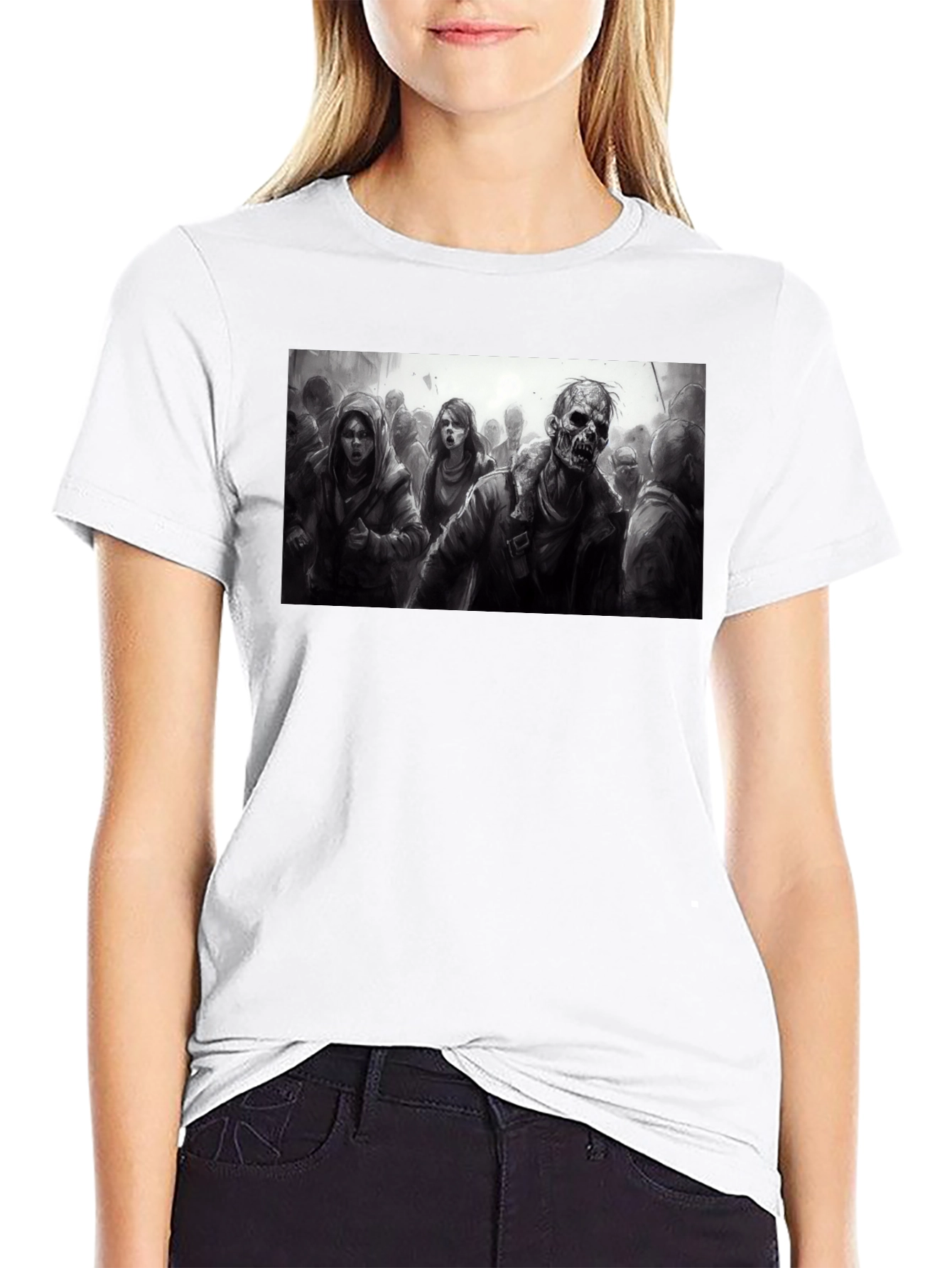 Zombie Horde T-Shirt - Dark Graphic Tee