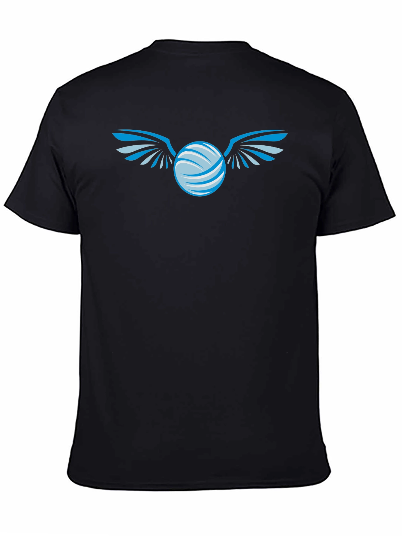 Winged Orb Graphic Black T-Shirt