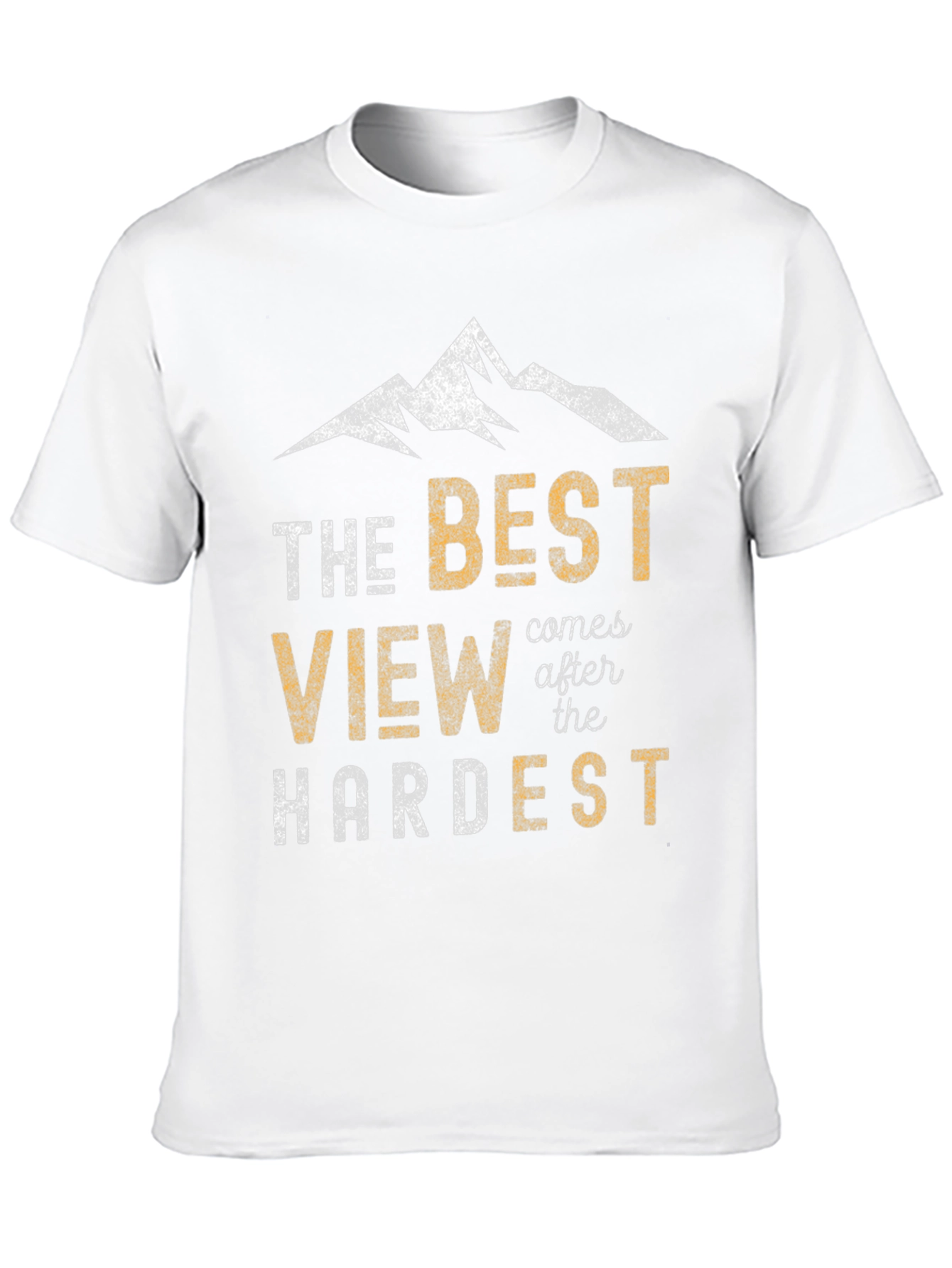 The Best View Mens Graphic T-Shirt - Motivational