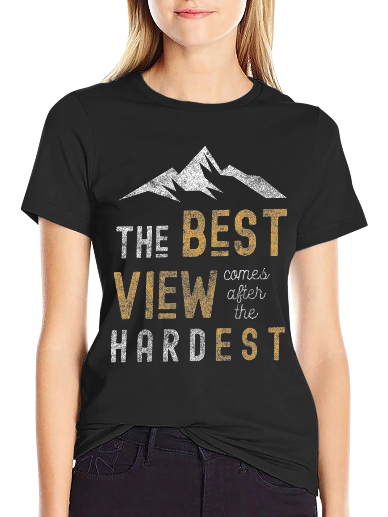 The Best View Mens Graphic T-Shirt - Motivational