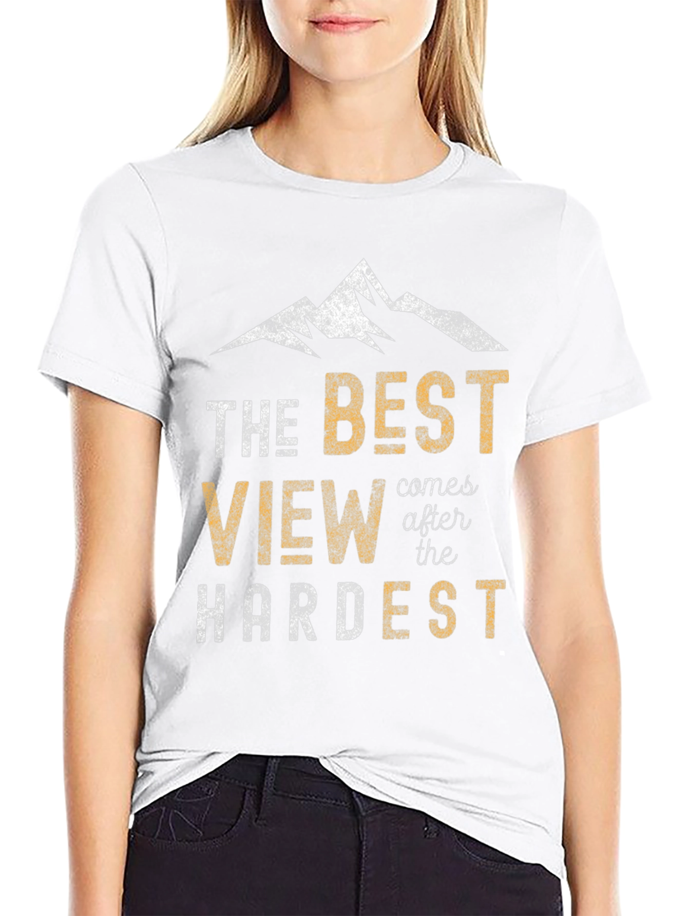 The Best View Mens Graphic T-Shirt - Motivational