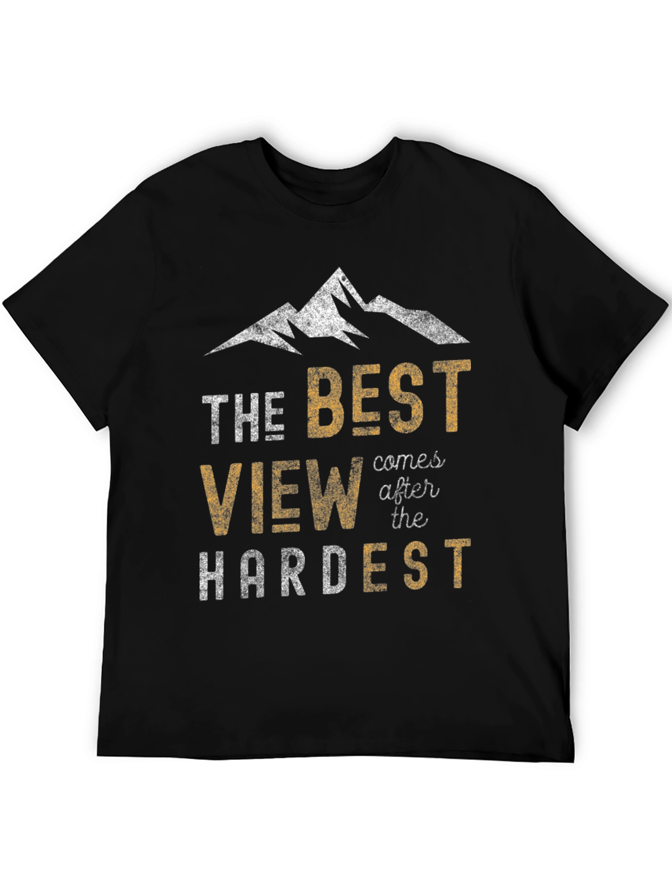 The Best View Mens Graphic T-Shirt - Motivational
