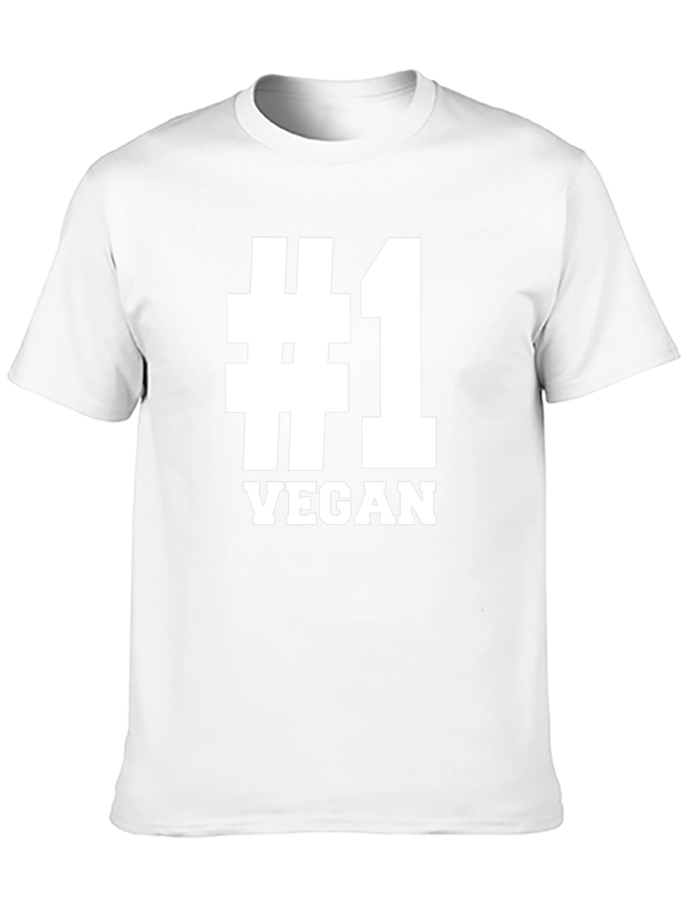 Vegan #1 T-Shirt - Black Vegan Pride Tee