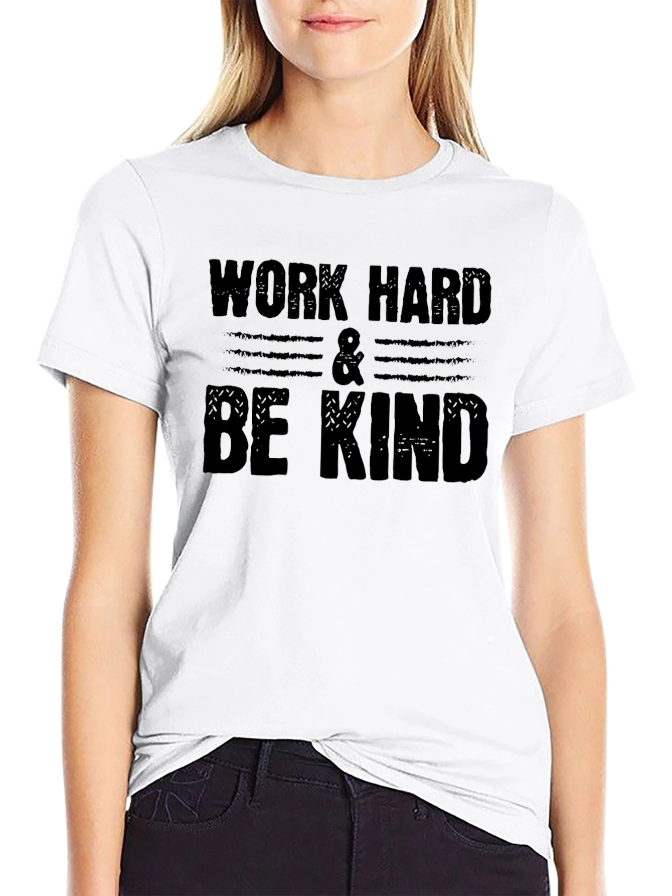 Work Hard & Be Kind Graphic T-Shirt