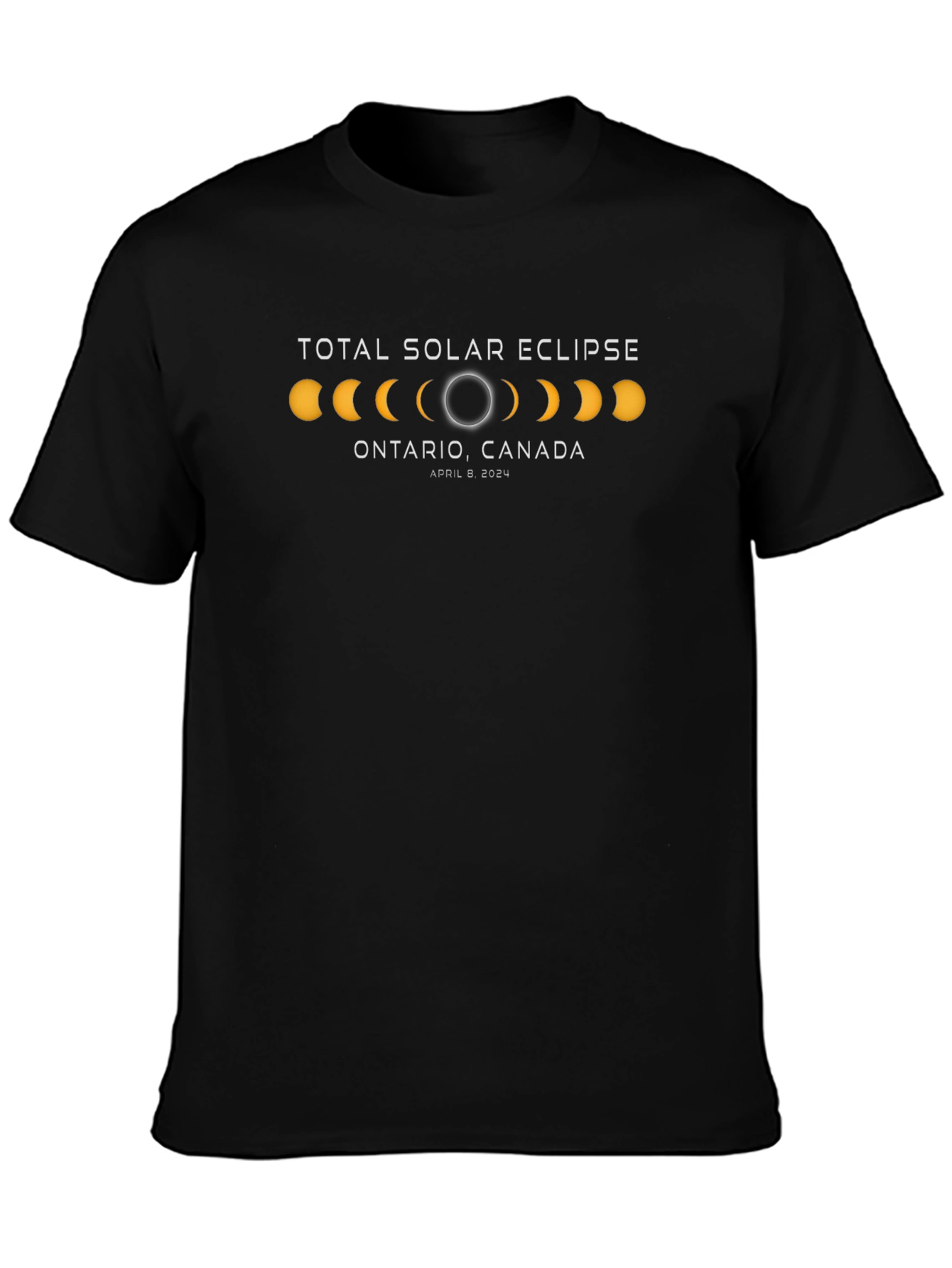 Total Solar Eclipse Ontario Canada April 8 2024 T-Shirt