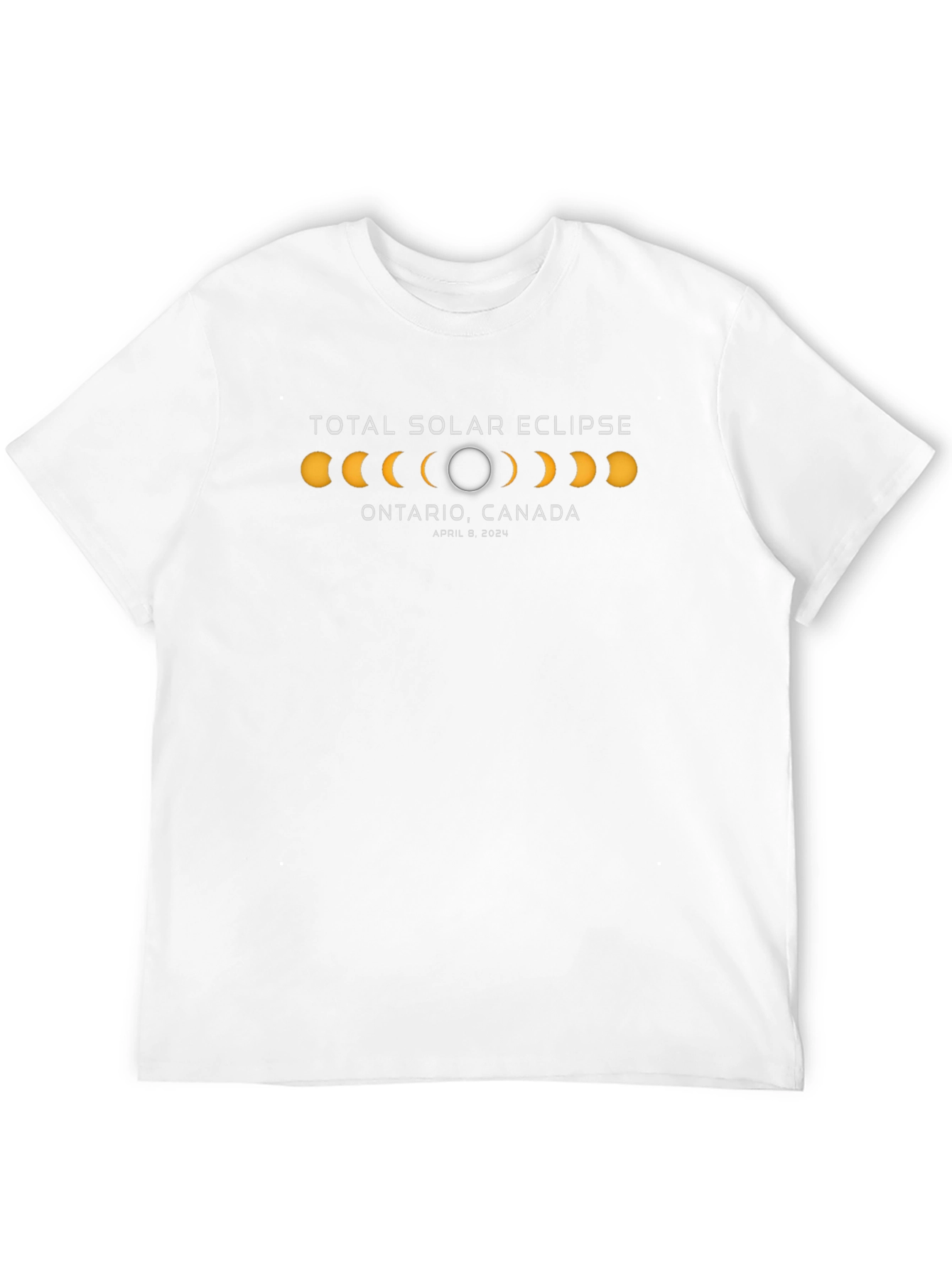 Total Solar Eclipse Ontario Canada April 8 2024 T-Shirt