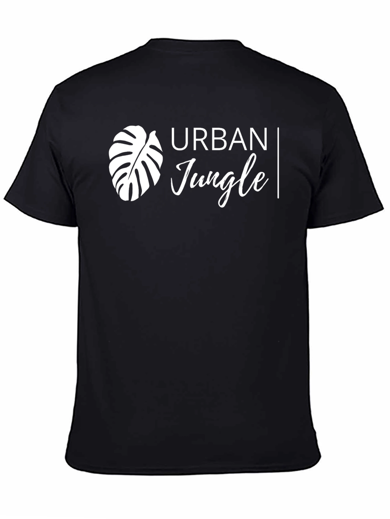 Urban Jungle Black Graphic T-Shirt