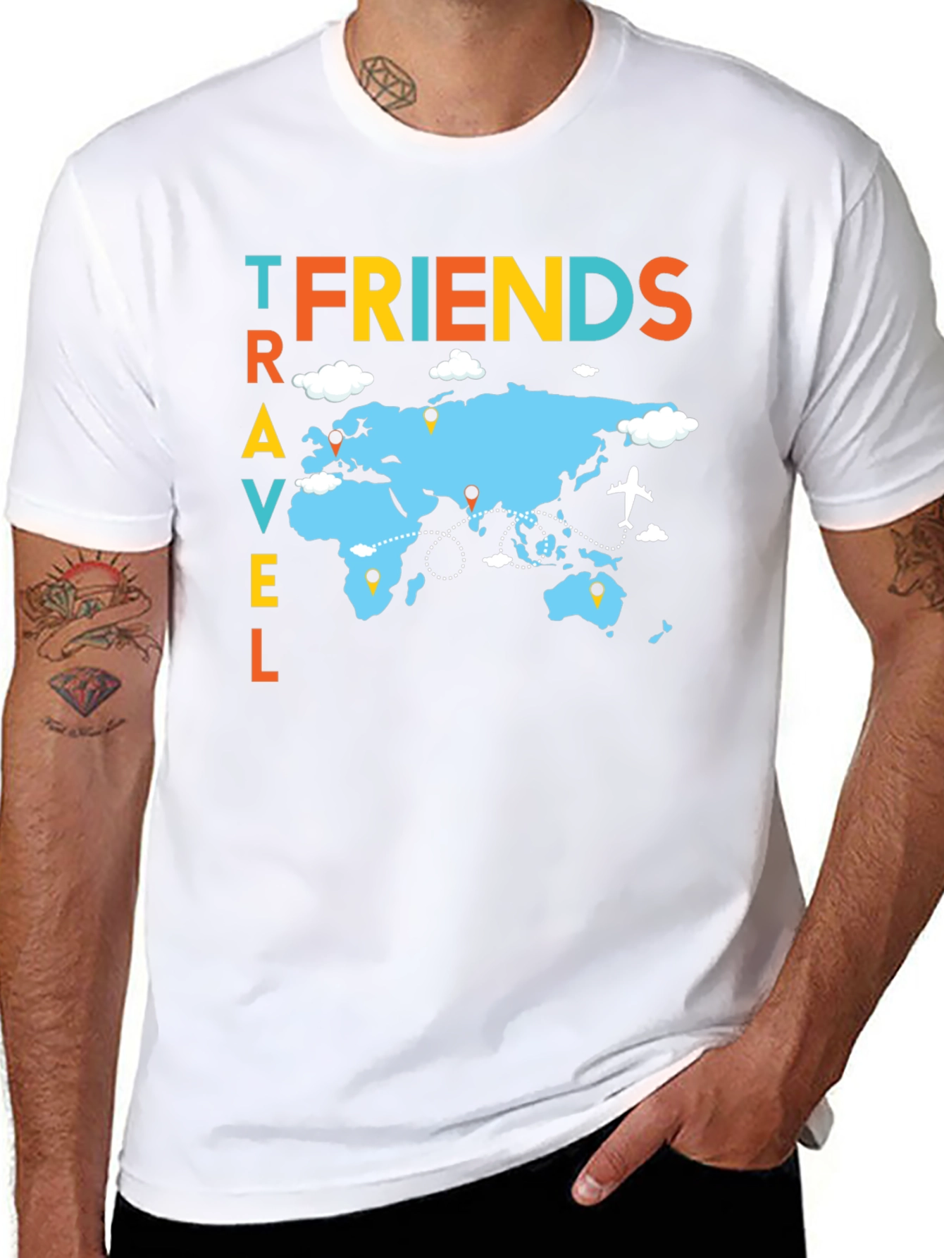 Travel Friends Graphic T-Shirt