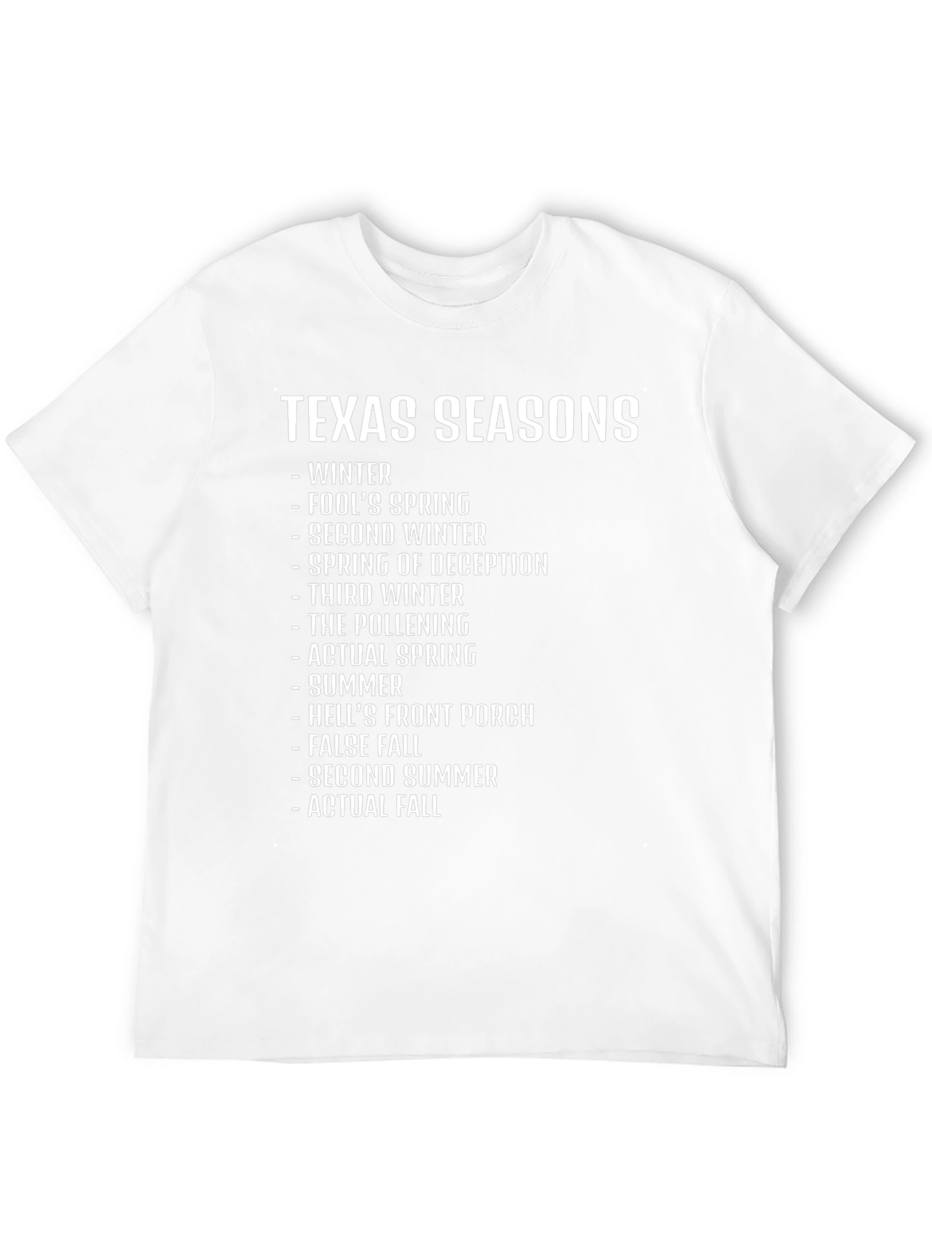 Texas Seasons Graphic T-Shirt