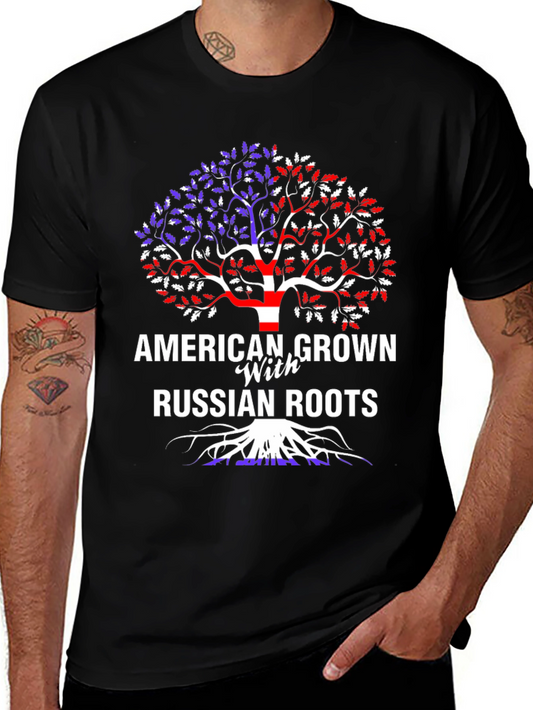 American Grown with Russian Roots T-Shirt