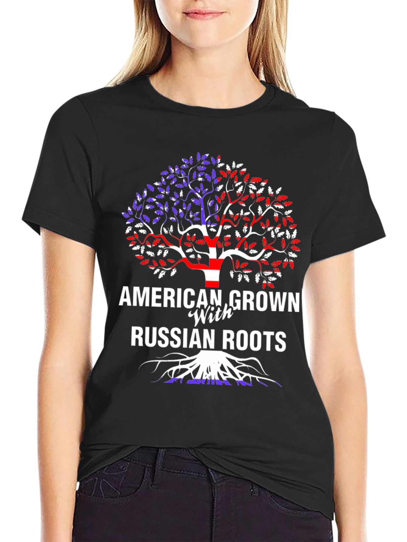 American Grown with Russian Roots T-Shirt
